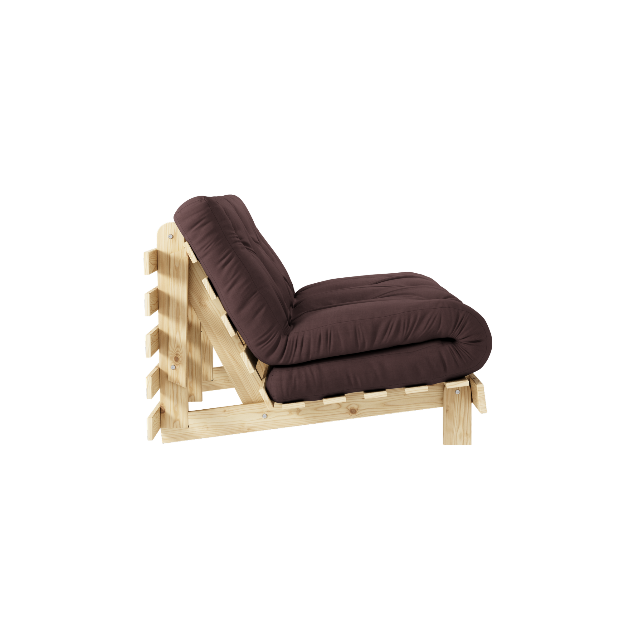 ROOTS RAW 140 X 200 W. ROOTS MATTRESS BROWN