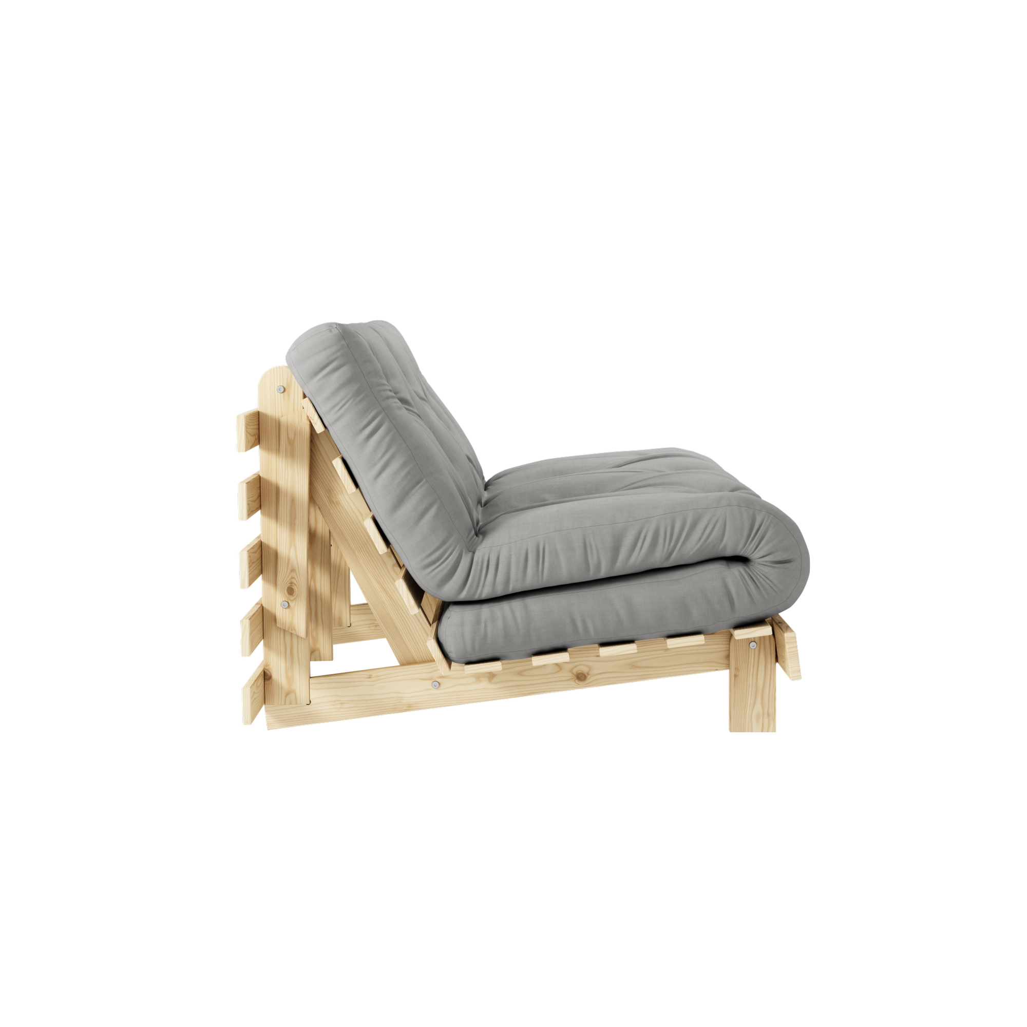 ROOTS RAW 140 X 200 W. ROOTS MATTRESS GREY