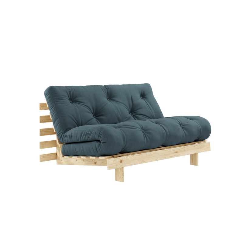 ROOTS RAW 140 X 200 W. ROOTS MATTRESS PETROL BLUE