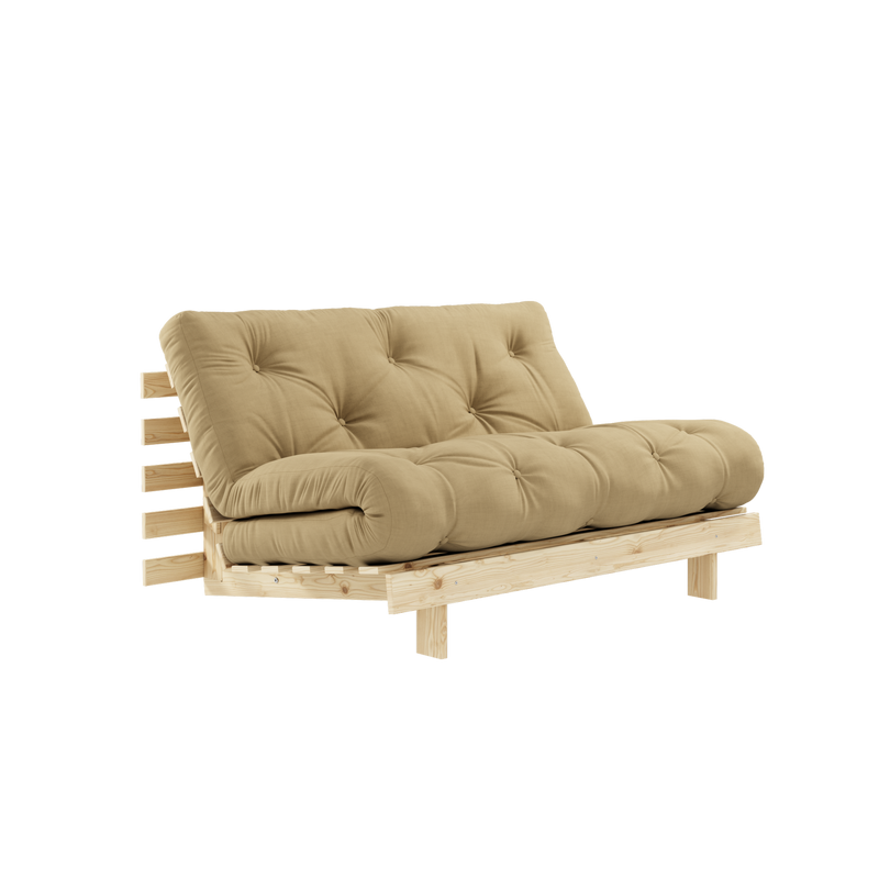 ROOTS RAW 140 X 200 W. ROOTS MATTRESS WHEAT BEIGE