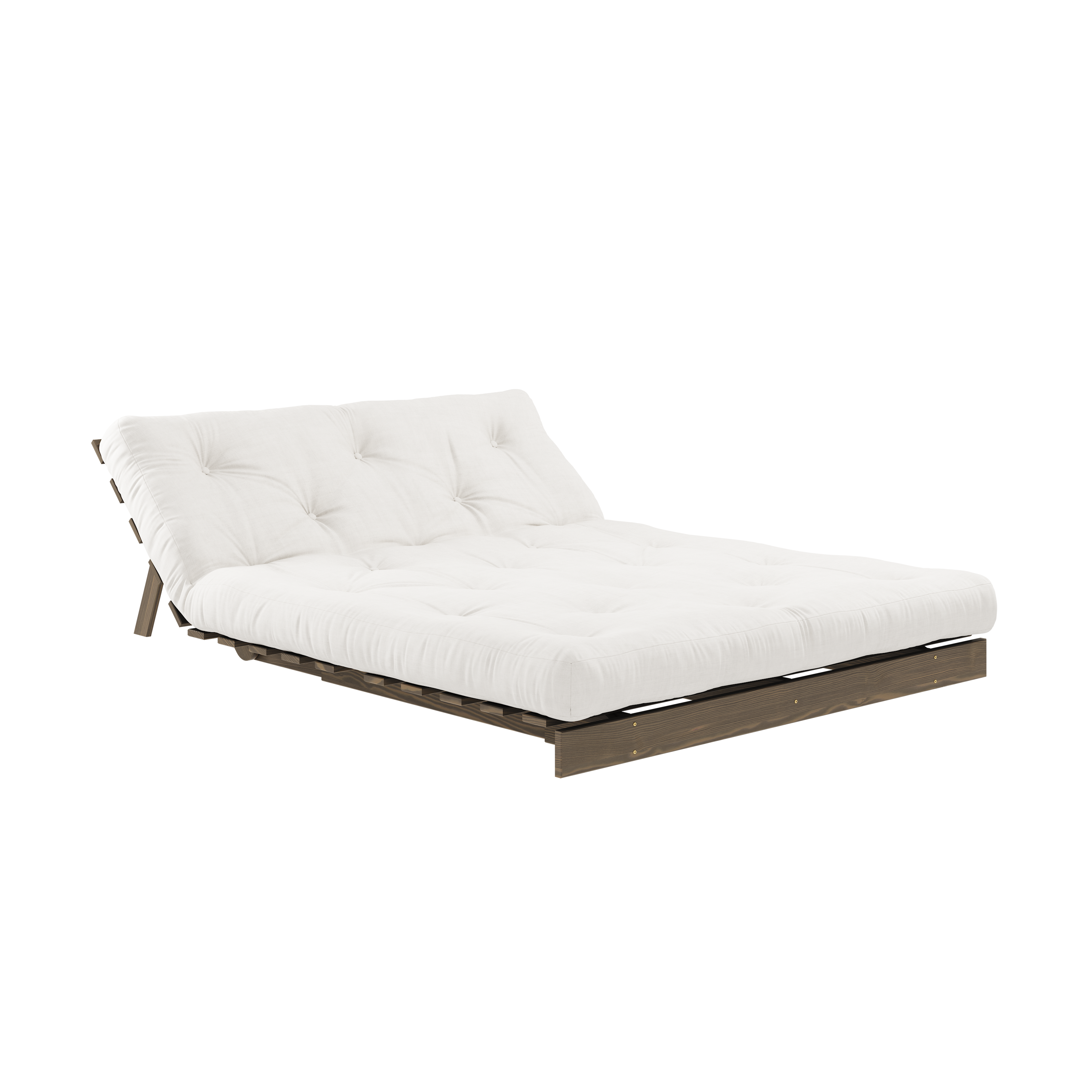 ROOTS CAROB BROWN 140 X 200 W. ROOTS MATTRESS NATURAL