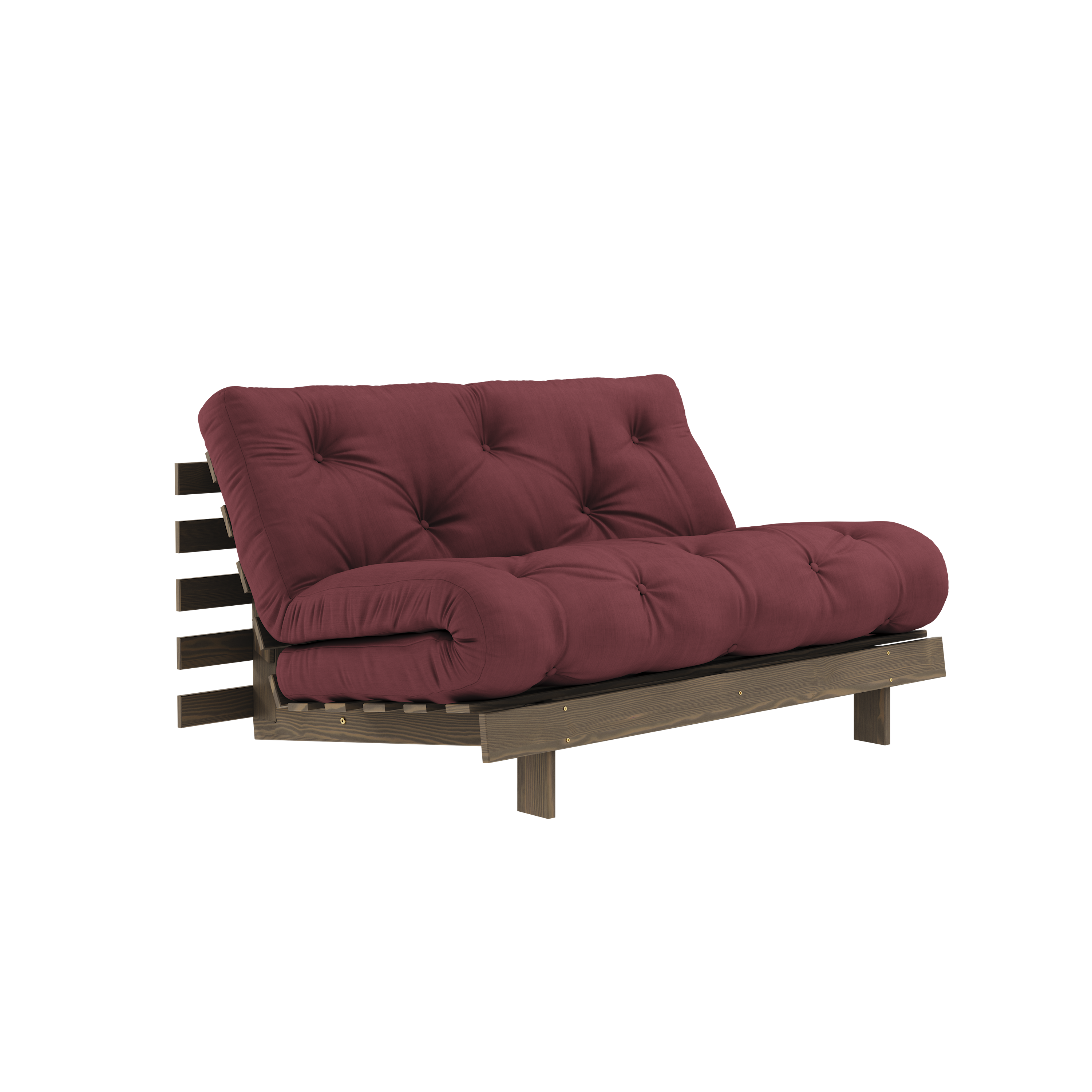 ROOTS CAROB BROWN 140 X 200 W. ROOTS MATTRESS BORDEAUX