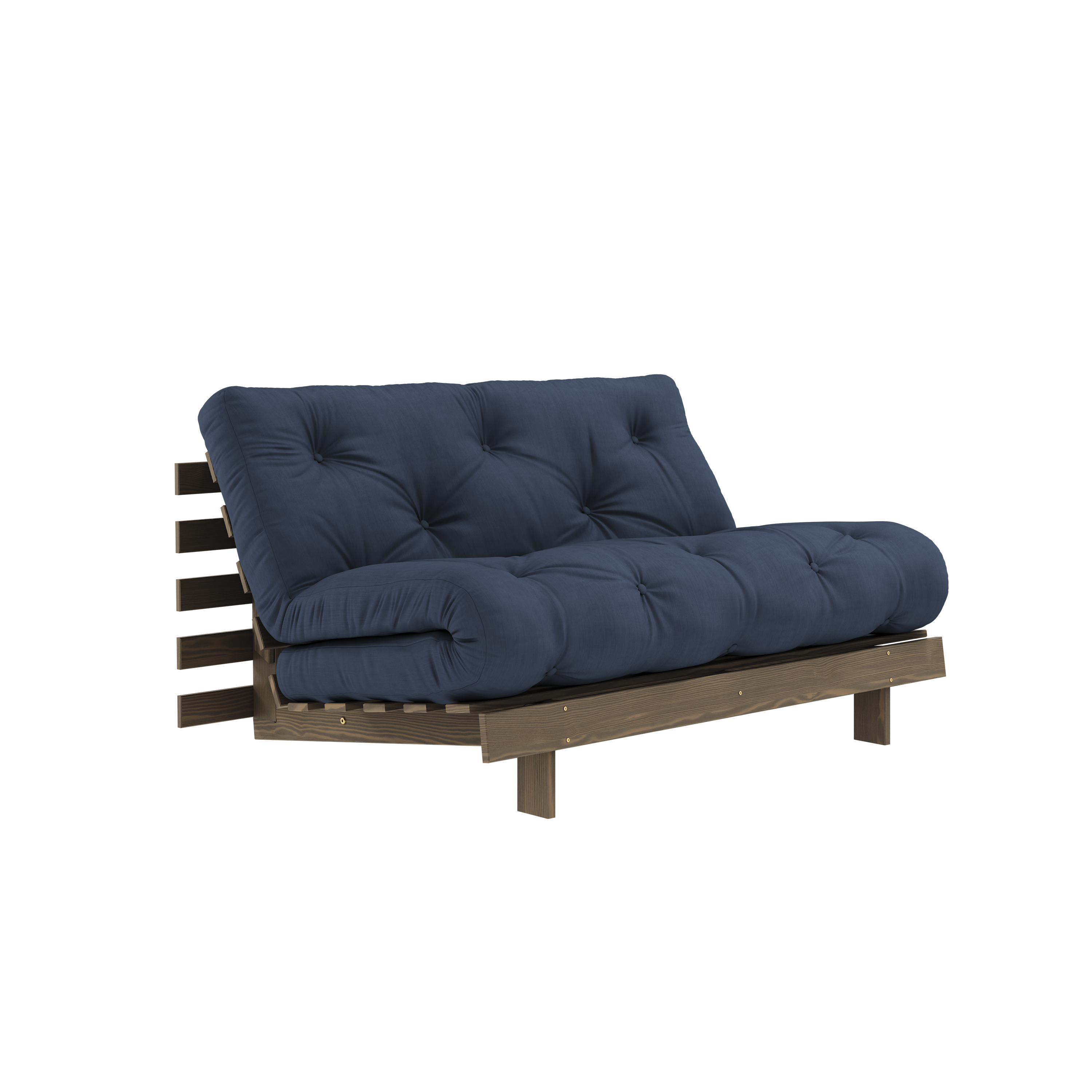 ROOTS CAROB BROWN 140 X 200 W. ROOTS MATTRESS NAVY