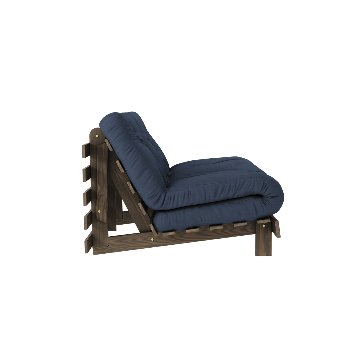 ROOTS CAROB BROWN 140 X 200 W. ROOTS MATTRESS NAVY