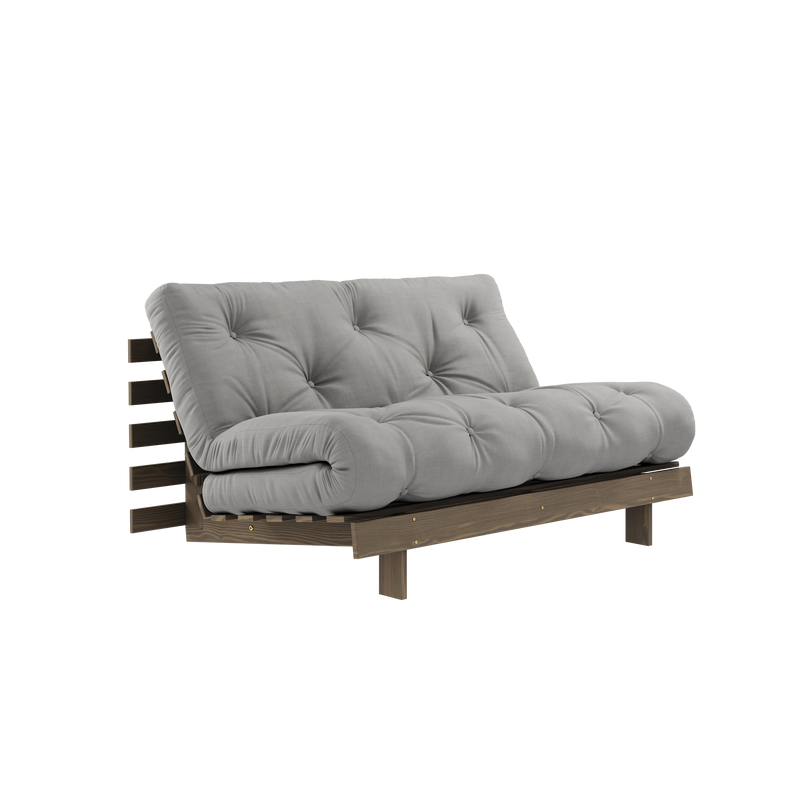 ROOTS CAROB BROWN 140 X 200 W. ROOTS MATTRESS GREY