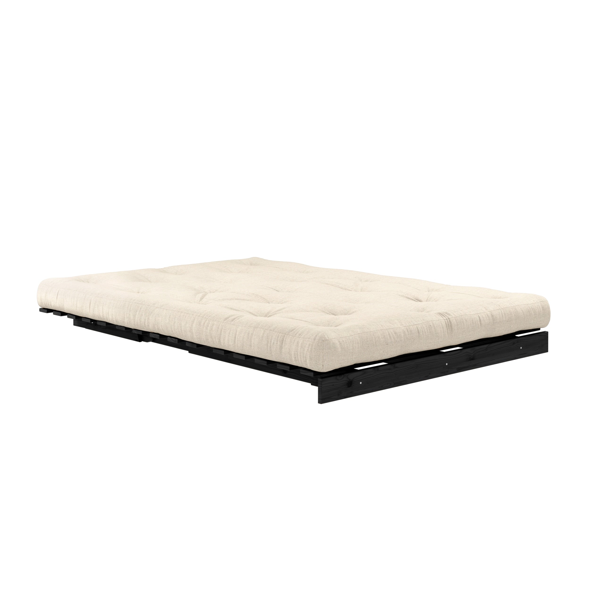ROOTS BLACK NIGHT LACQUERED 140 X 200 W. ROOTS MATTRESS LINEN