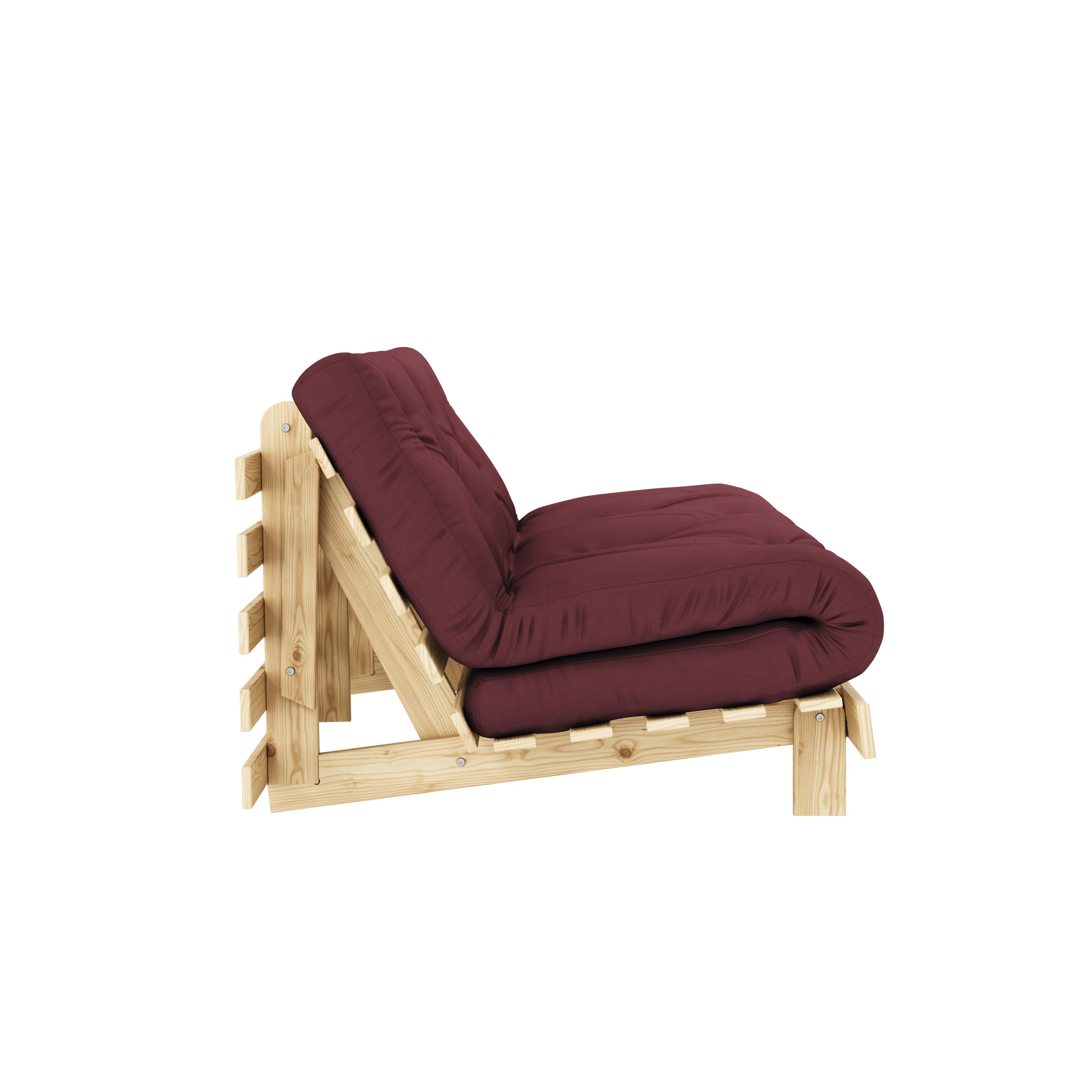 ROOTS RAW 160 X 200 W. ROOTS MATTRESS BORDEAUX