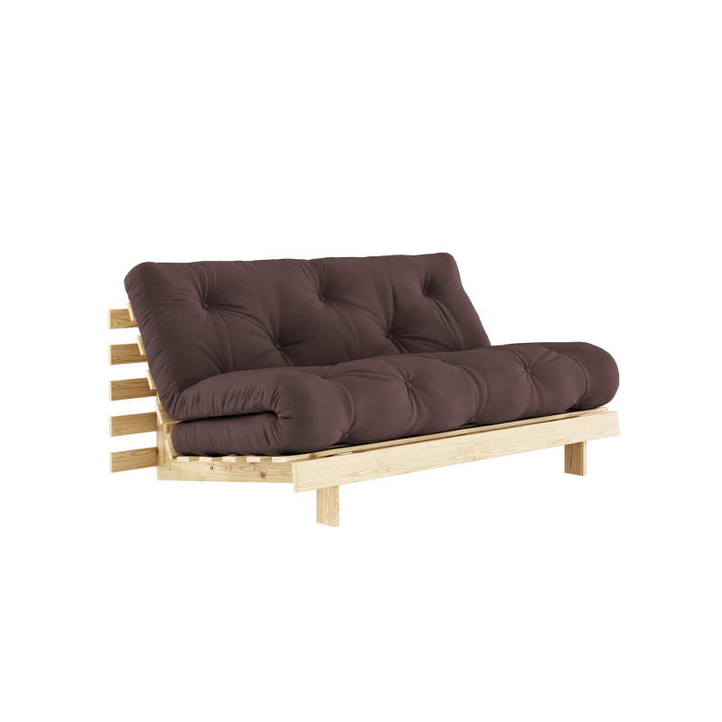 ROOTS RAW 160 X 200 W. ROOTS MATTRESS BROWN