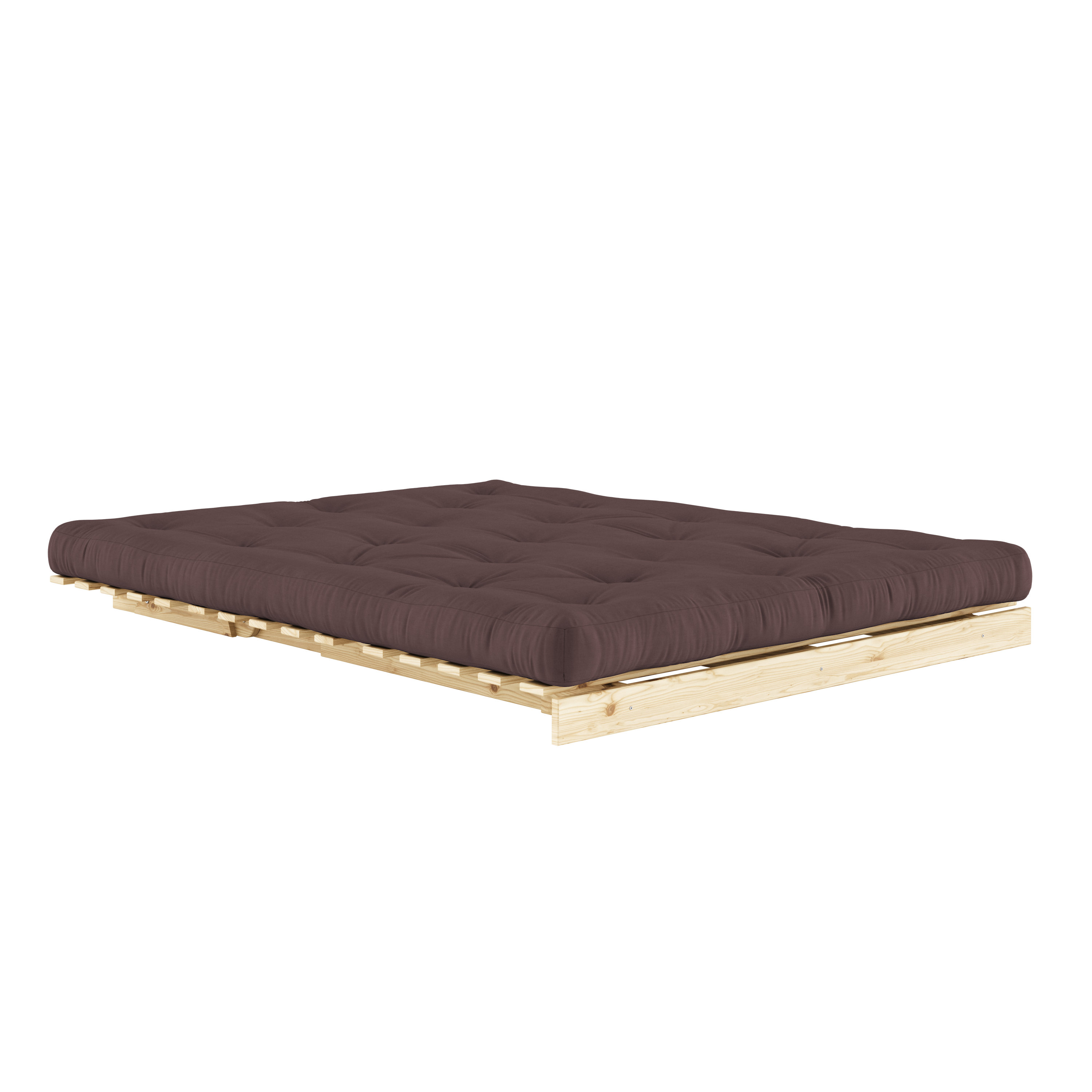 ROOTS RAW 160 X 200 W. ROOTS MATTRESS BROWN