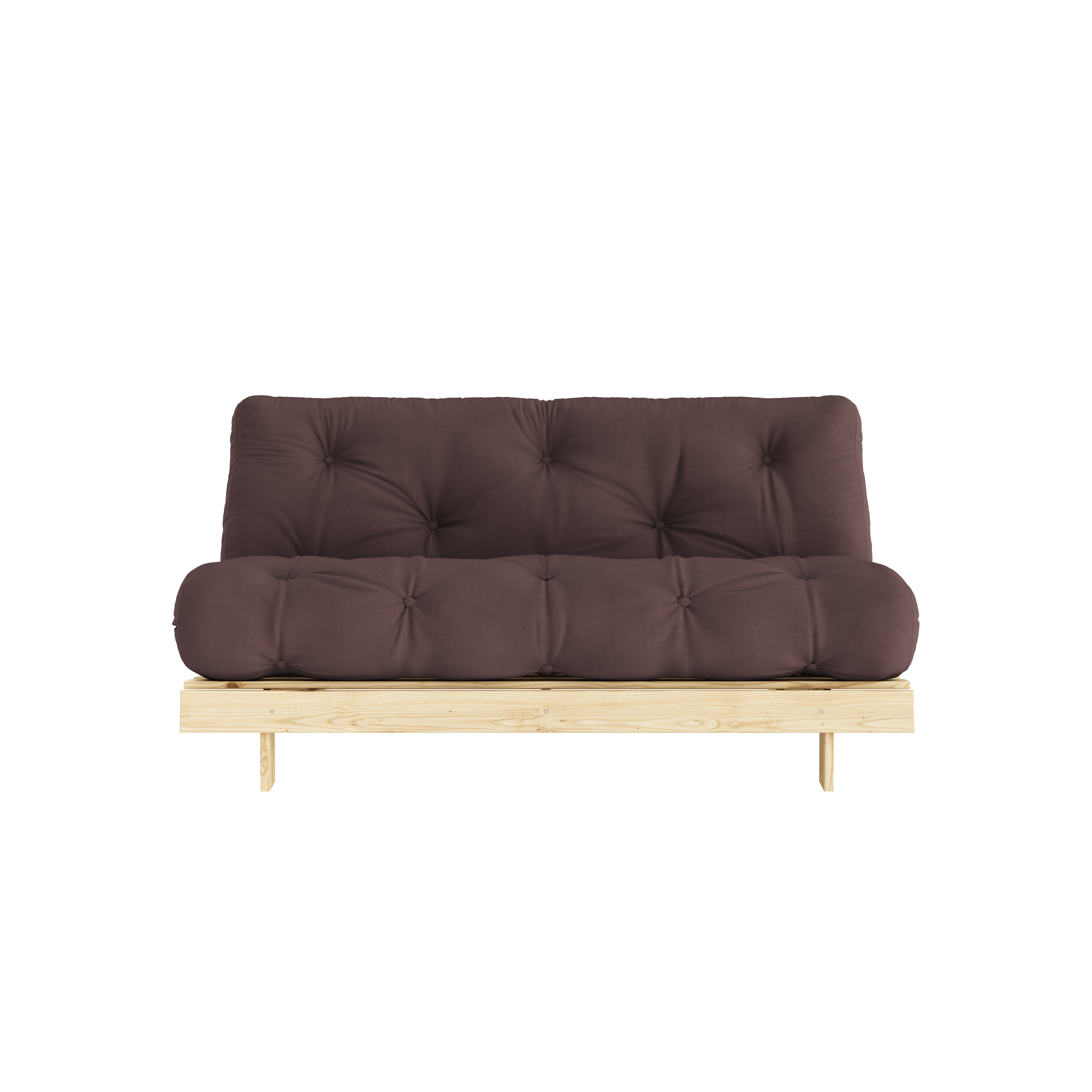 ROOTS RAW 160 X 200 W. ROOTS MATTRESS BROWN