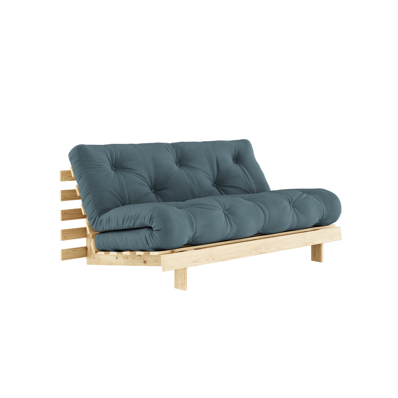 ROOTS RAW 160 X 200 W. ROOTS MATTRESS PETROL BLUE