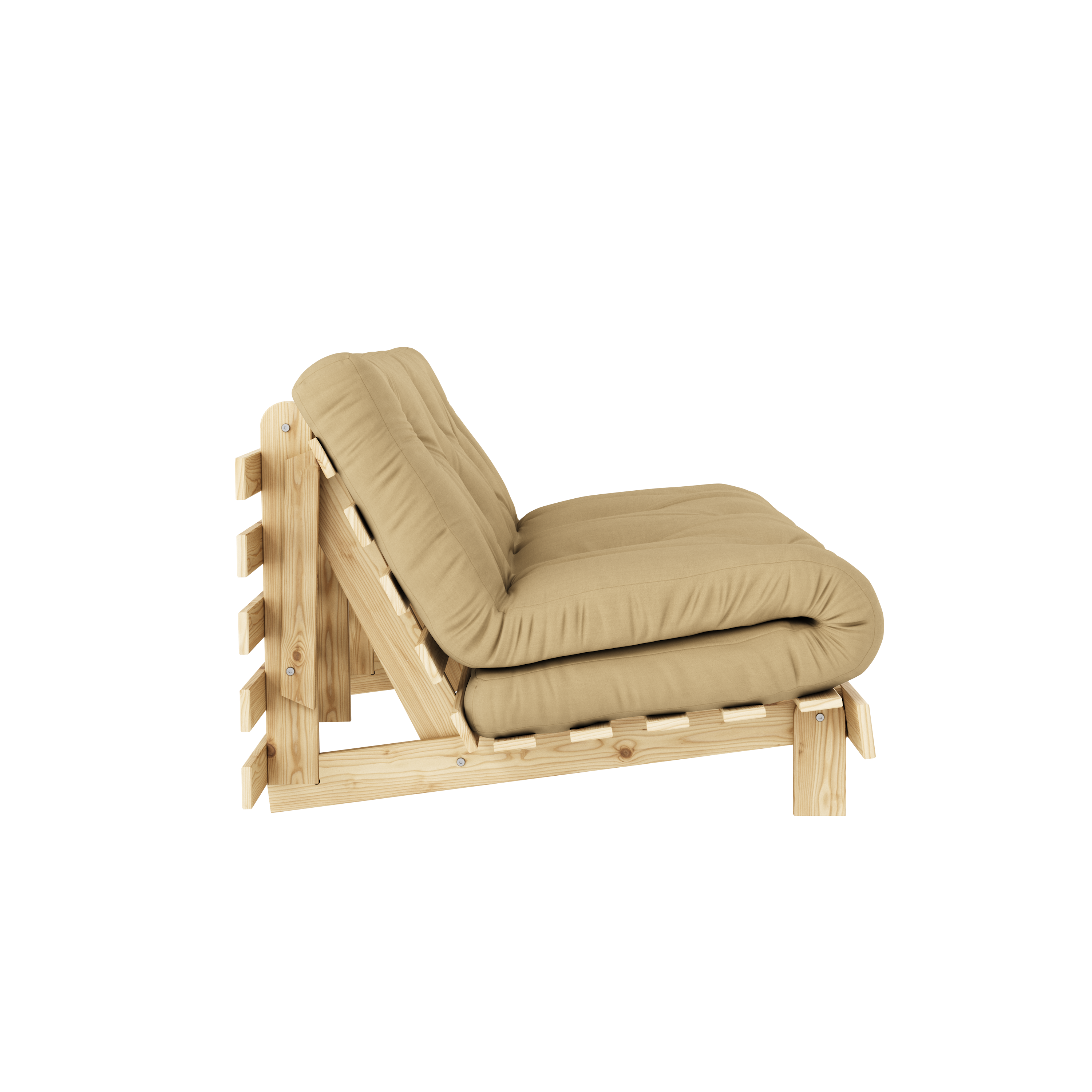 ROOTS RAW 160 X 200 W. ROOTS MATTRESS WHEAT BEIGE