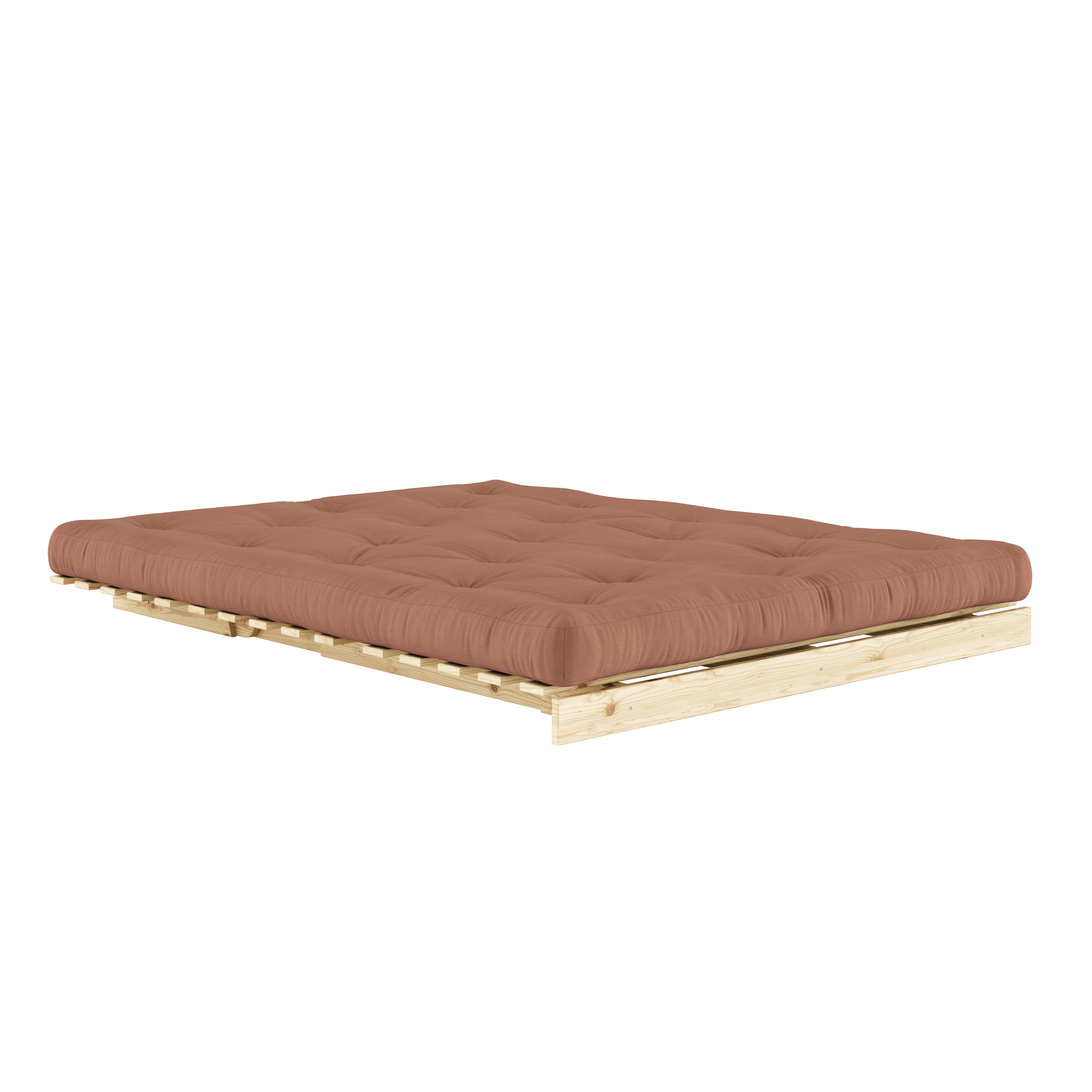 ROOTS RAW 160 X 200 W. ROOTS MATTRESS CLAY BROWN
