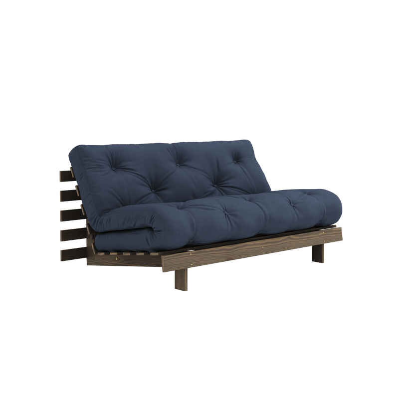 ROOTS CAROB BROWN 160 X 200 W. ROOTS MATTRESS NAVY