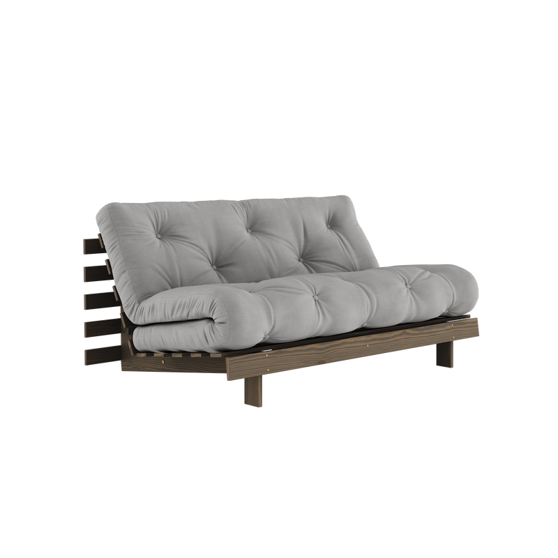 ROOTS CAROB BROWN 160 X 200 W. ROOTS MATTRESS GREY