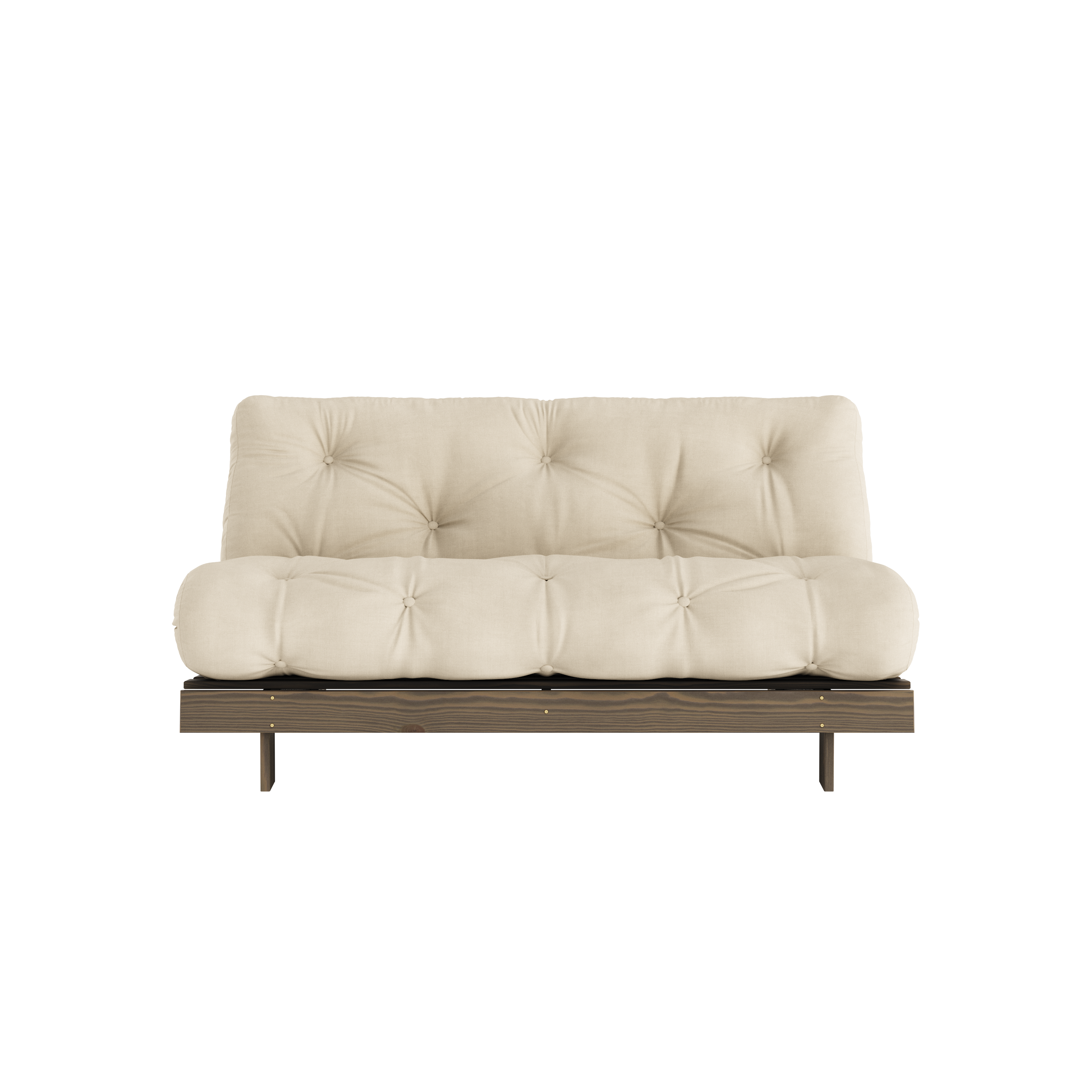 ROOTS CAROB BROWN 160 X 200 W. ROOTS MATTRESS BEIGE