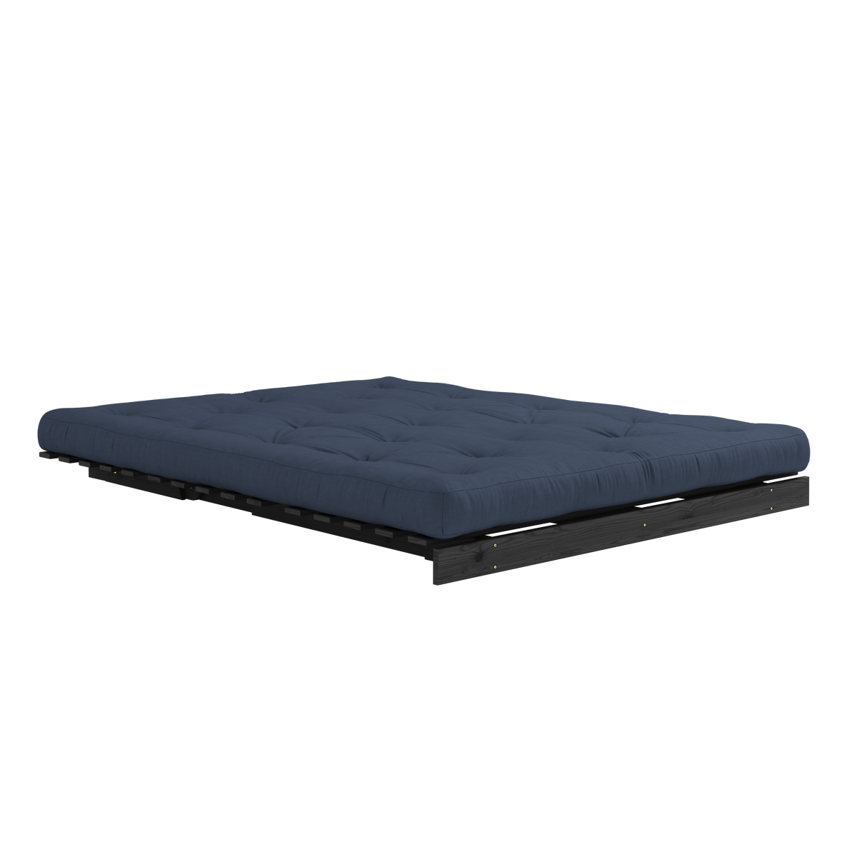 ROOTS BLACK NIGHT LACQUERED 160 X 200 W. ROOTS MATTRESS NAVY