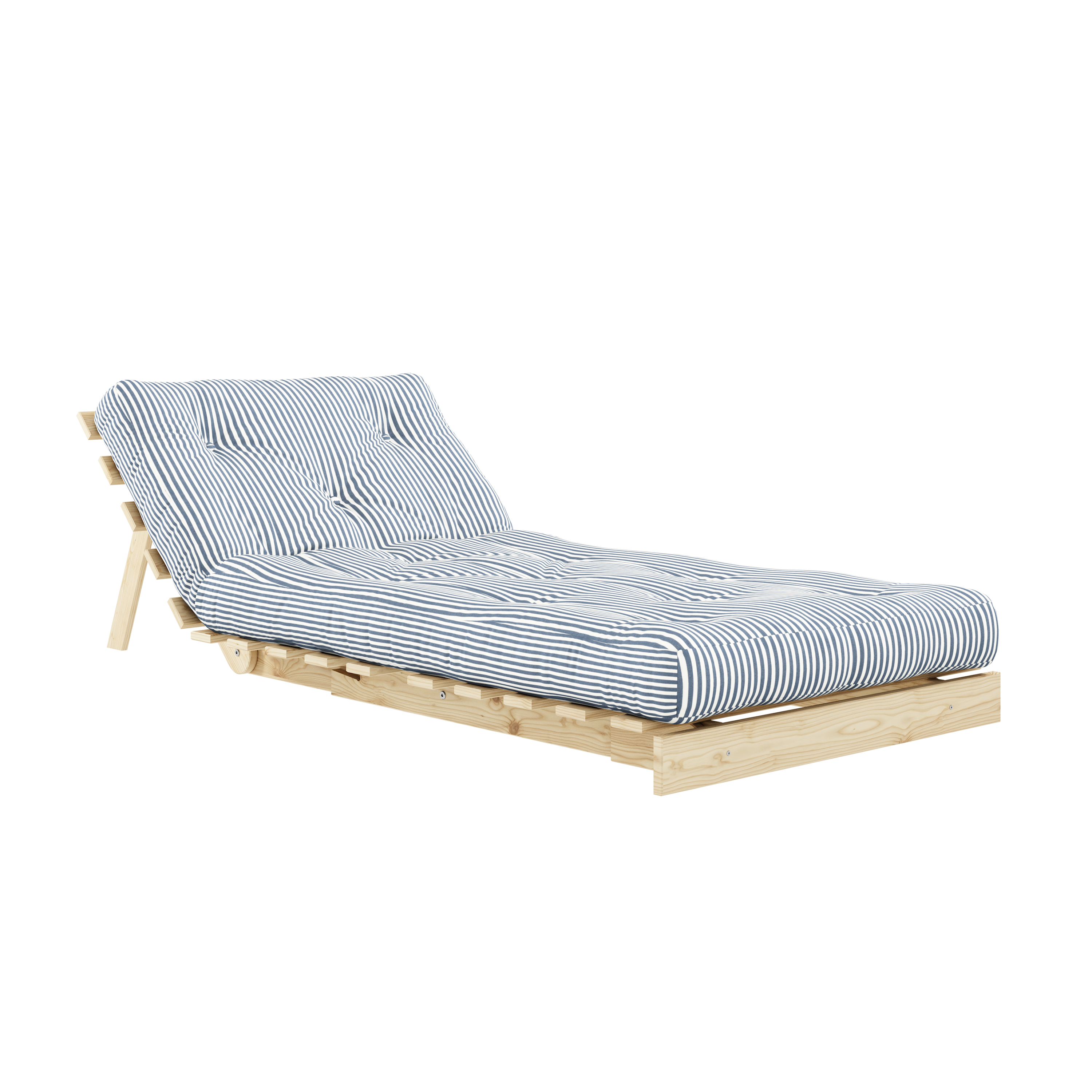 ROOTS RAW 90 X 200 W. ROOTS MATTRESS BEACH BLUE 90 X 200