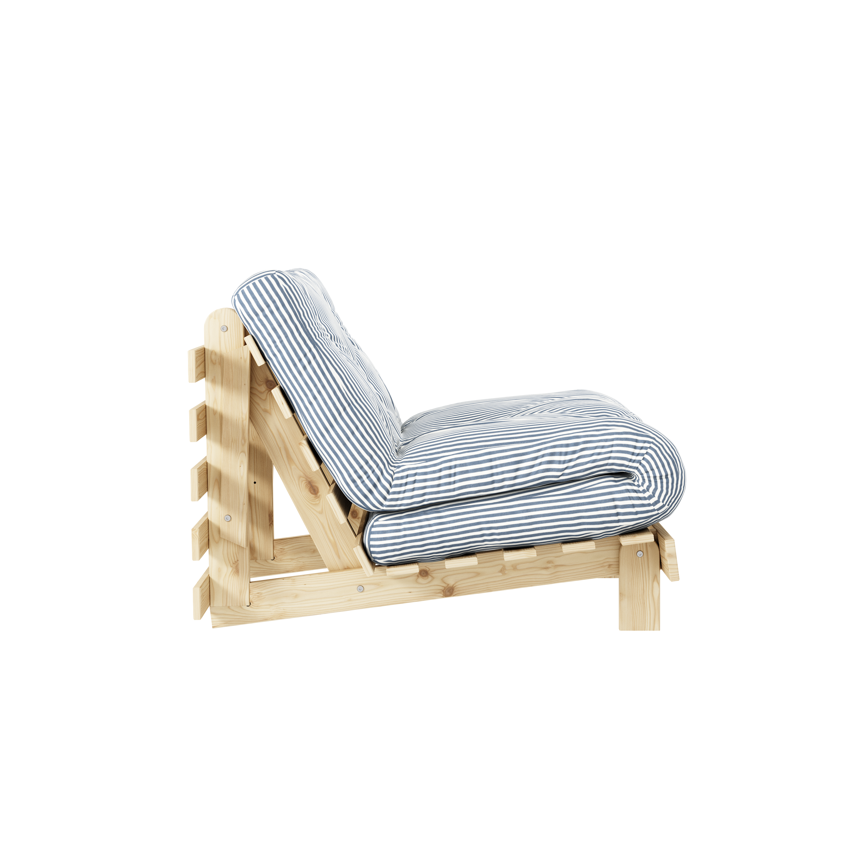 ROOTS RAW 90 X 200 W. ROOTS MATTRESS BEACH BLUE 90 X 200