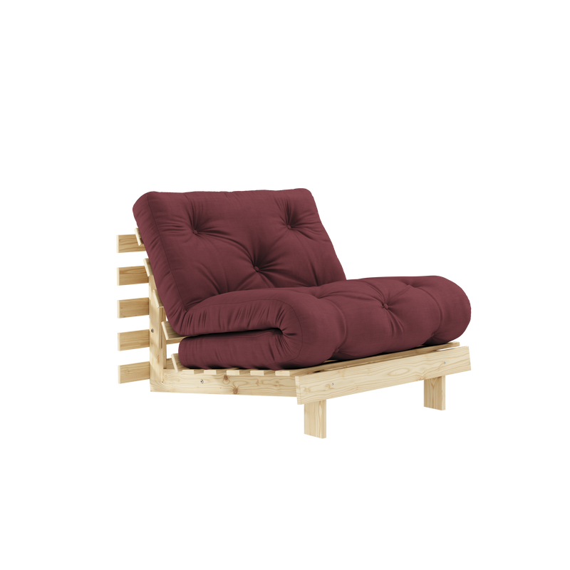 ROOTS RAW 90 X 200 W. ROOTS MATTRESS BORDEAUX