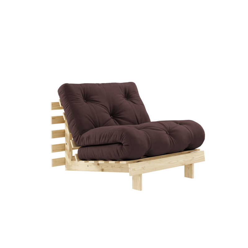 ROOTS RAW 90 X 200 W. ROOTS MATTRESS BROWN