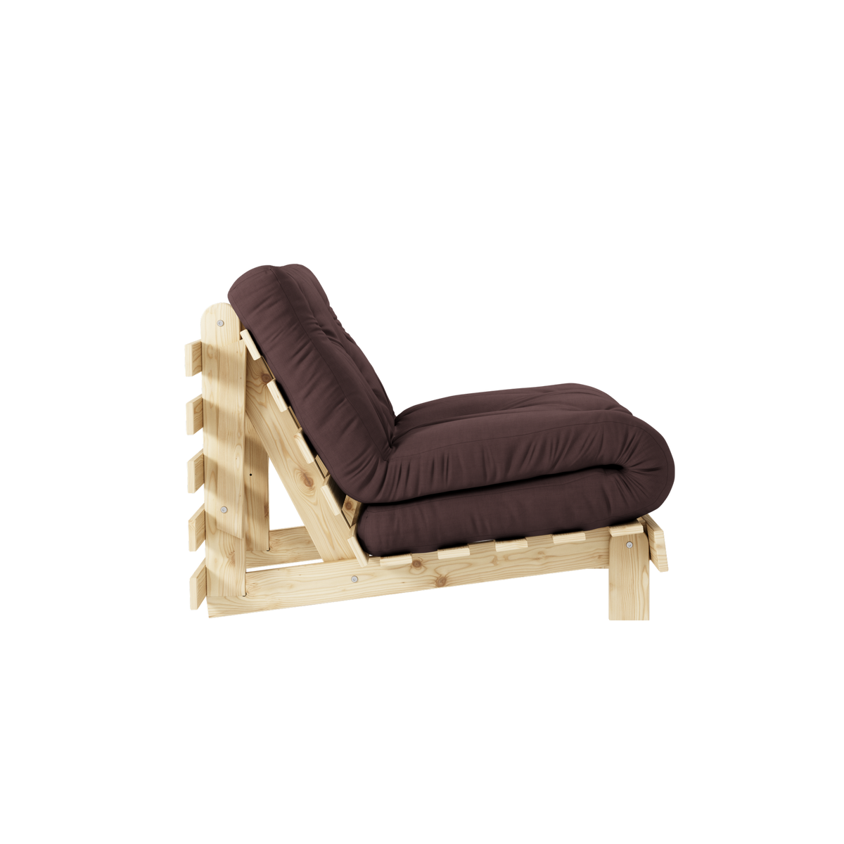 ROOTS RAW 90 X 200 W. ROOTS MATTRESS BROWN 90 X 200