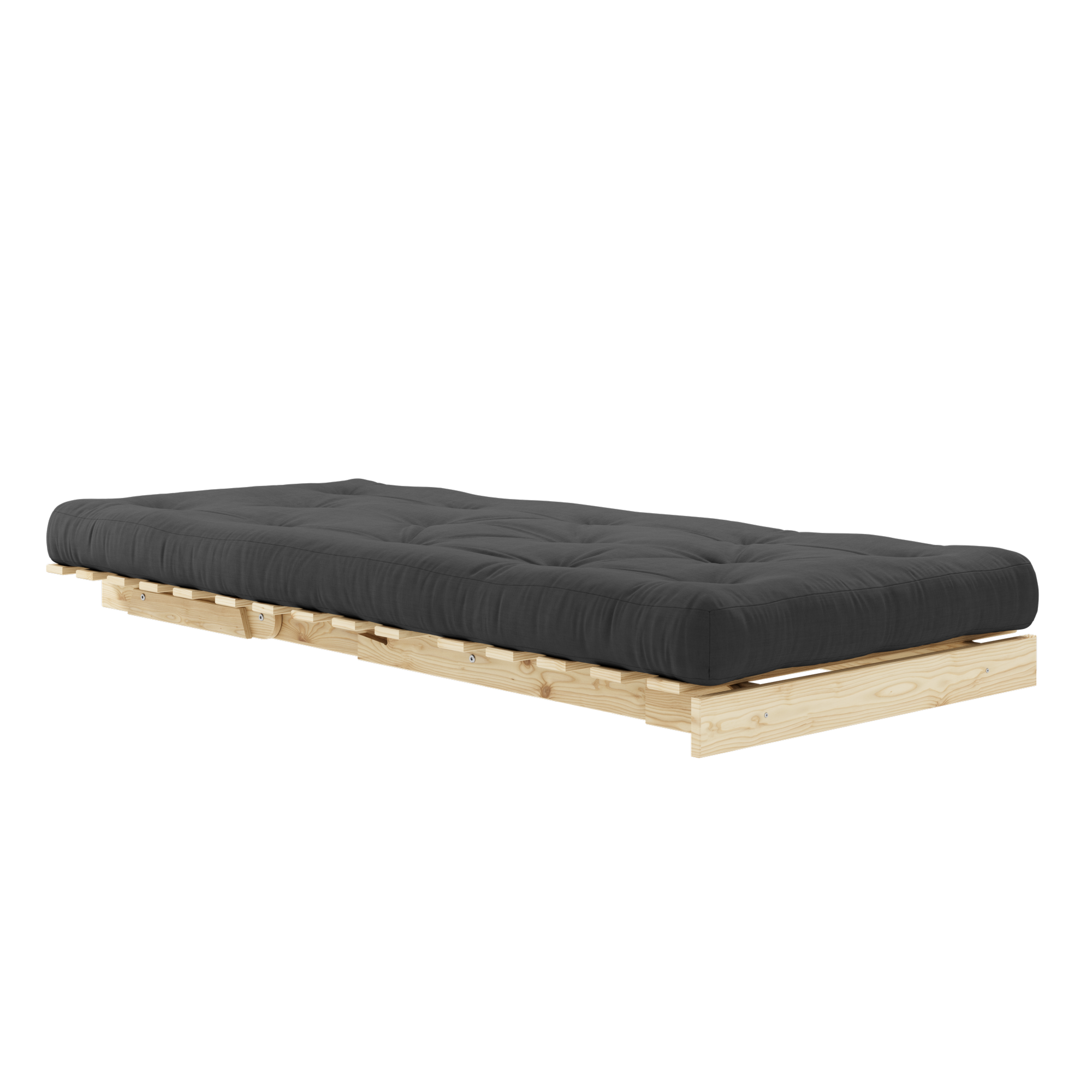 ROOTS RAW 90 X 200 W. ROOTS MATTRESS DARK GREY 90 X 200