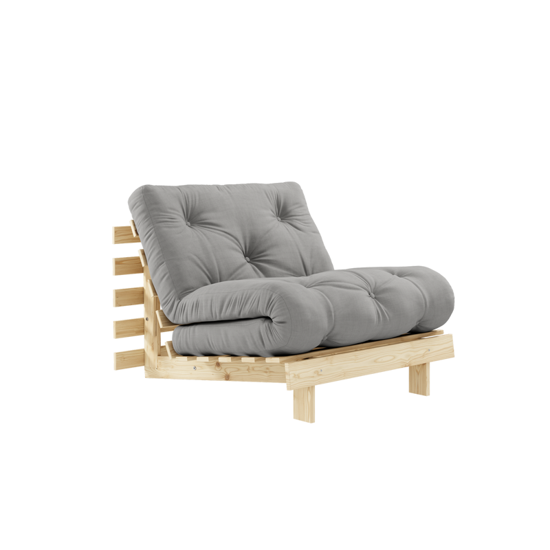 ROOTS RAW 90 X 200 W. ROOTS MATTRESS GREY