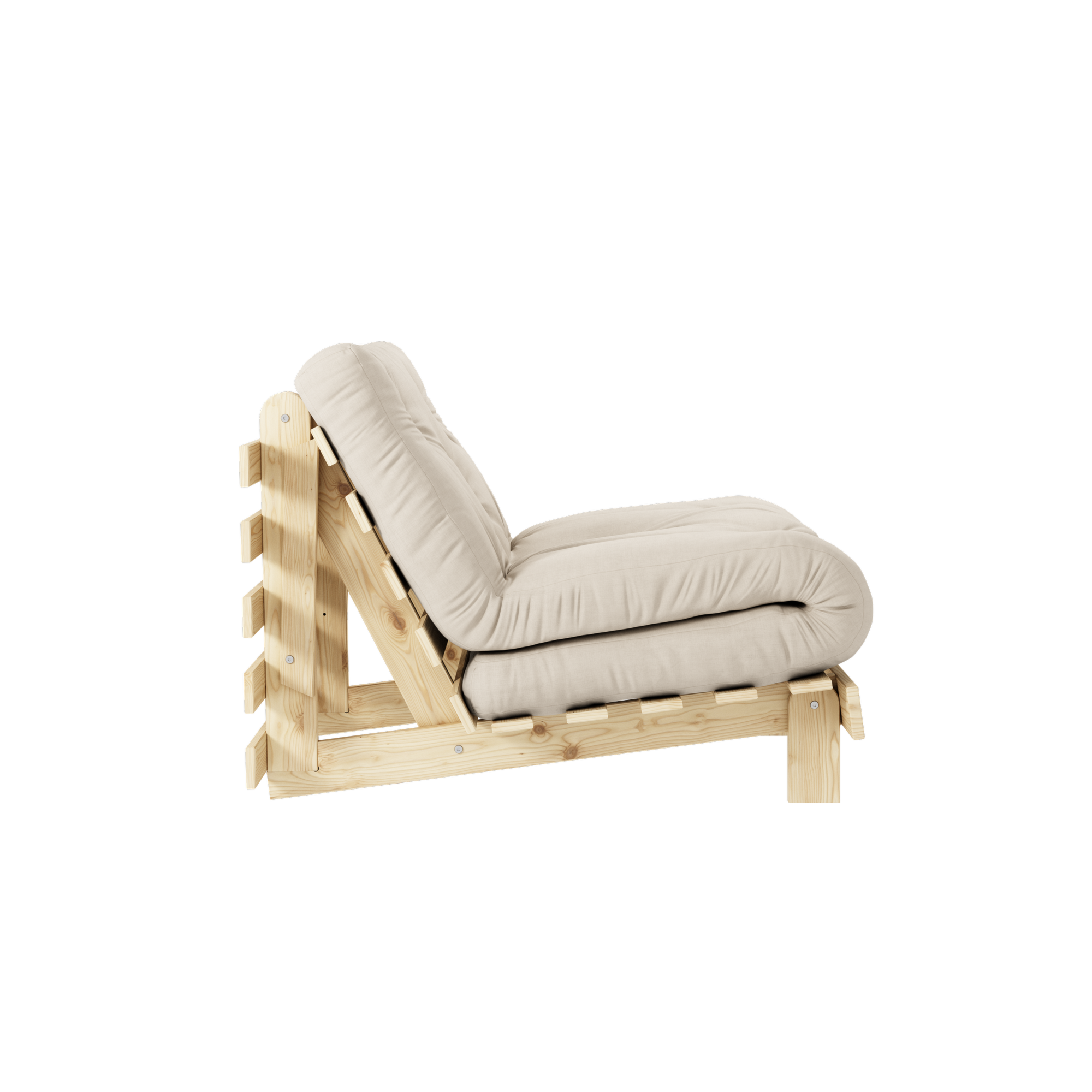 ROOTS RAW 90 X 200 W. ROOTS MATTRESS BEIGE 90 X 200