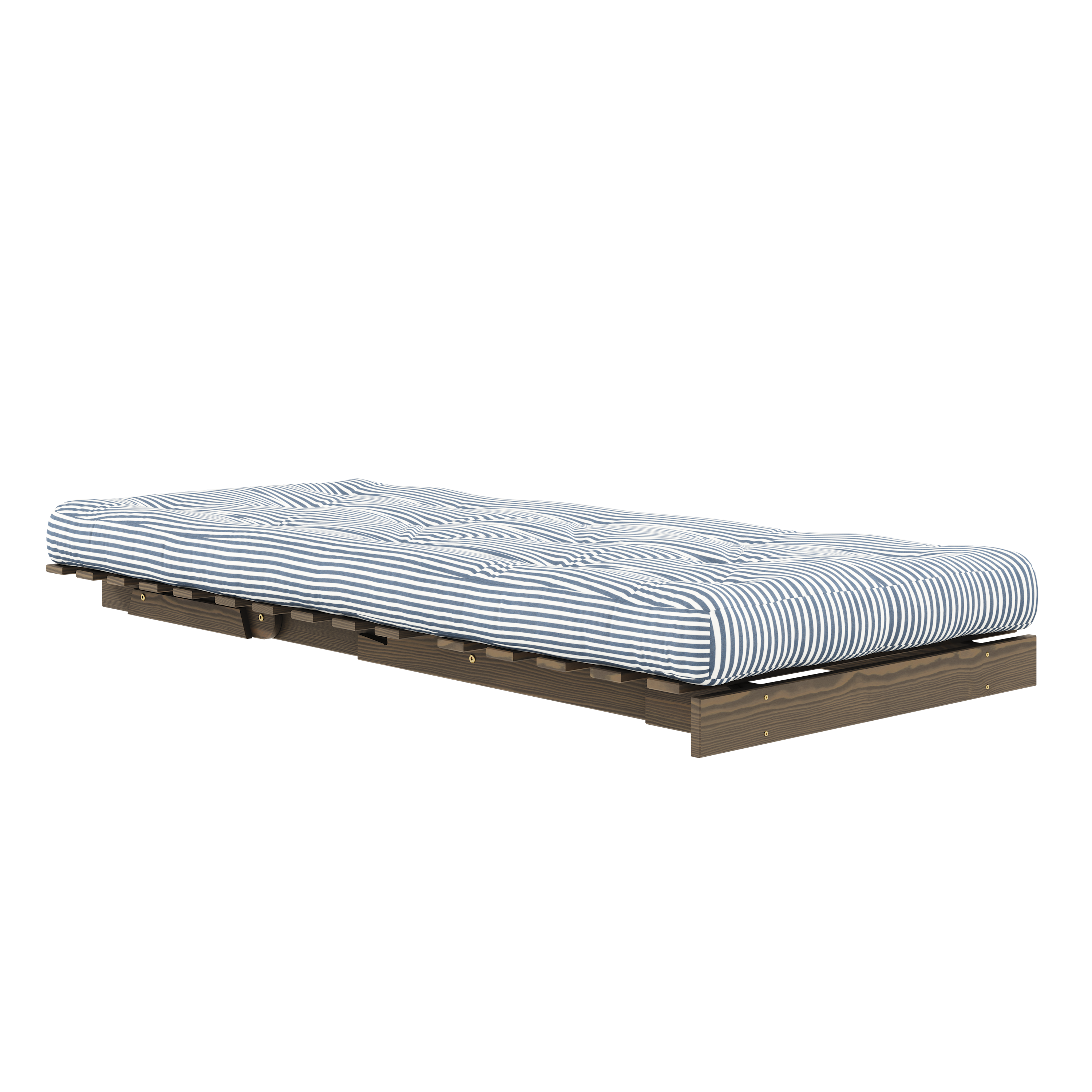 ROOTS CAROB BROWN 90 X 200 W. ROOTS MATTRESS BEACH BLUE 90 X 200