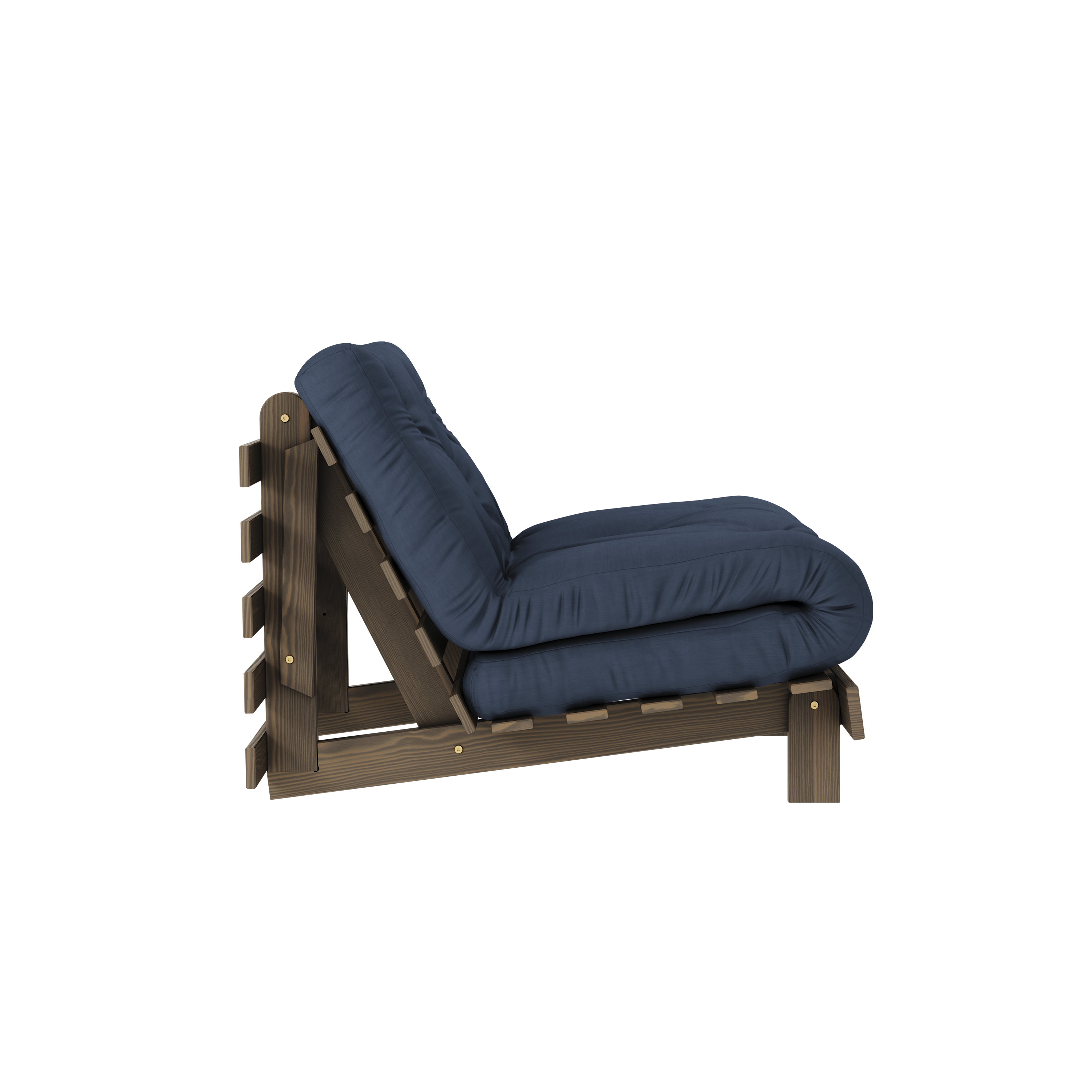 ROOTS CAROB BROWN 90 X 200 W. ROOTS MATTRESS NAVY 90 X 200