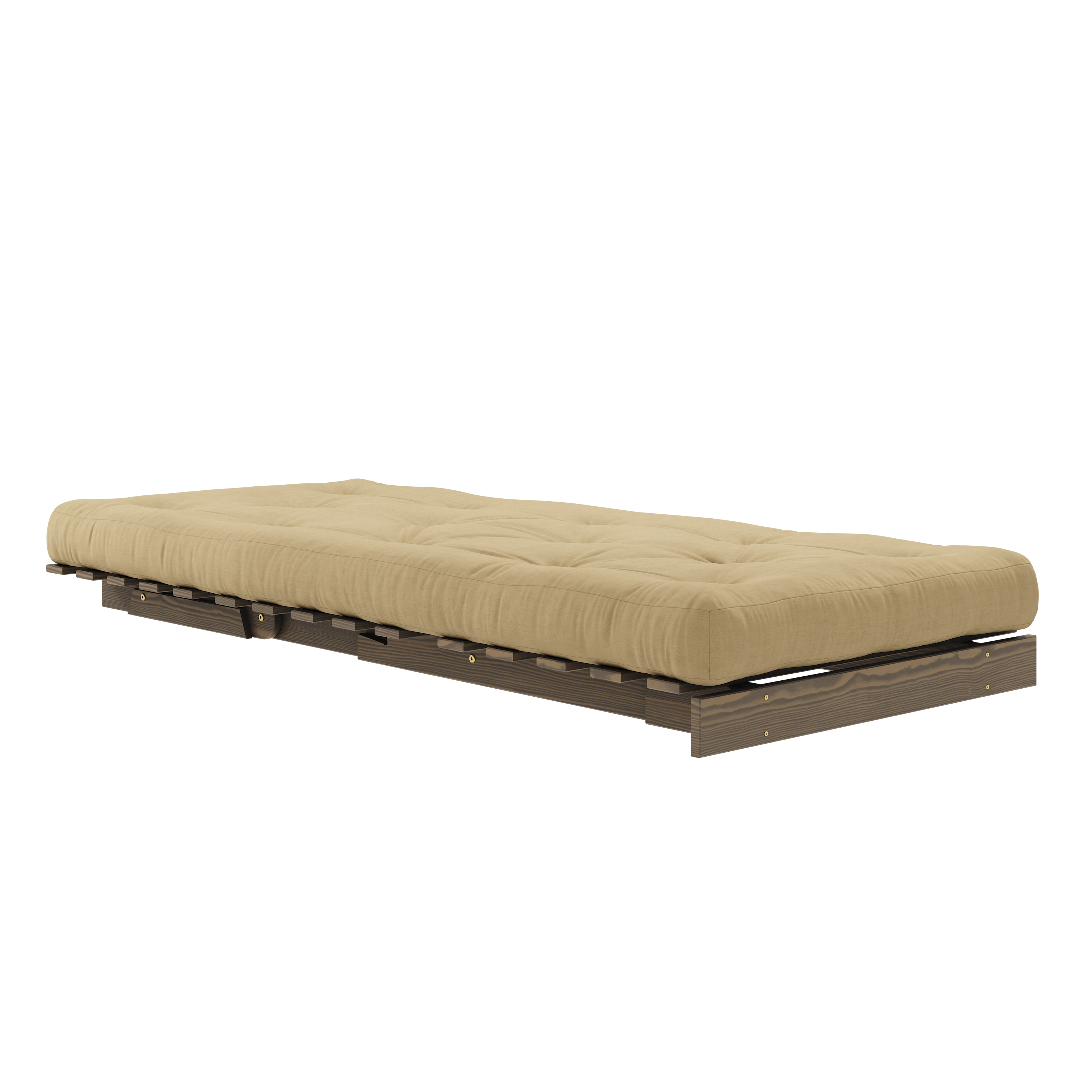 ROOTS CAROB BROWN 90 X 200 W. ROOTS MATTRESS WHEAT BEIGE 90 X 200