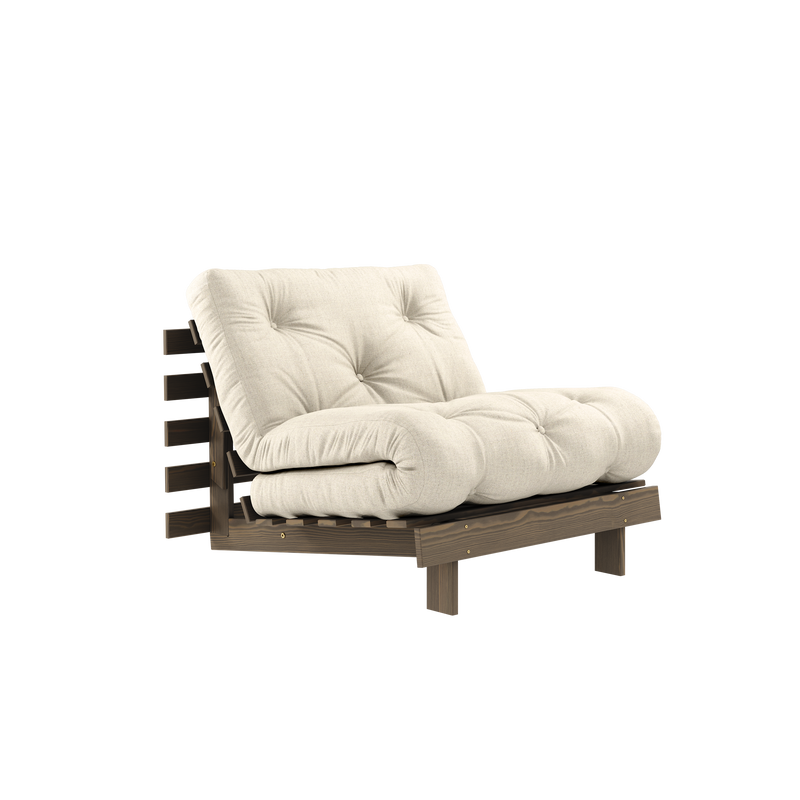 ROOTS CAROB BROWN 90 X 200 W. ROOTS MATTRESS LINEN