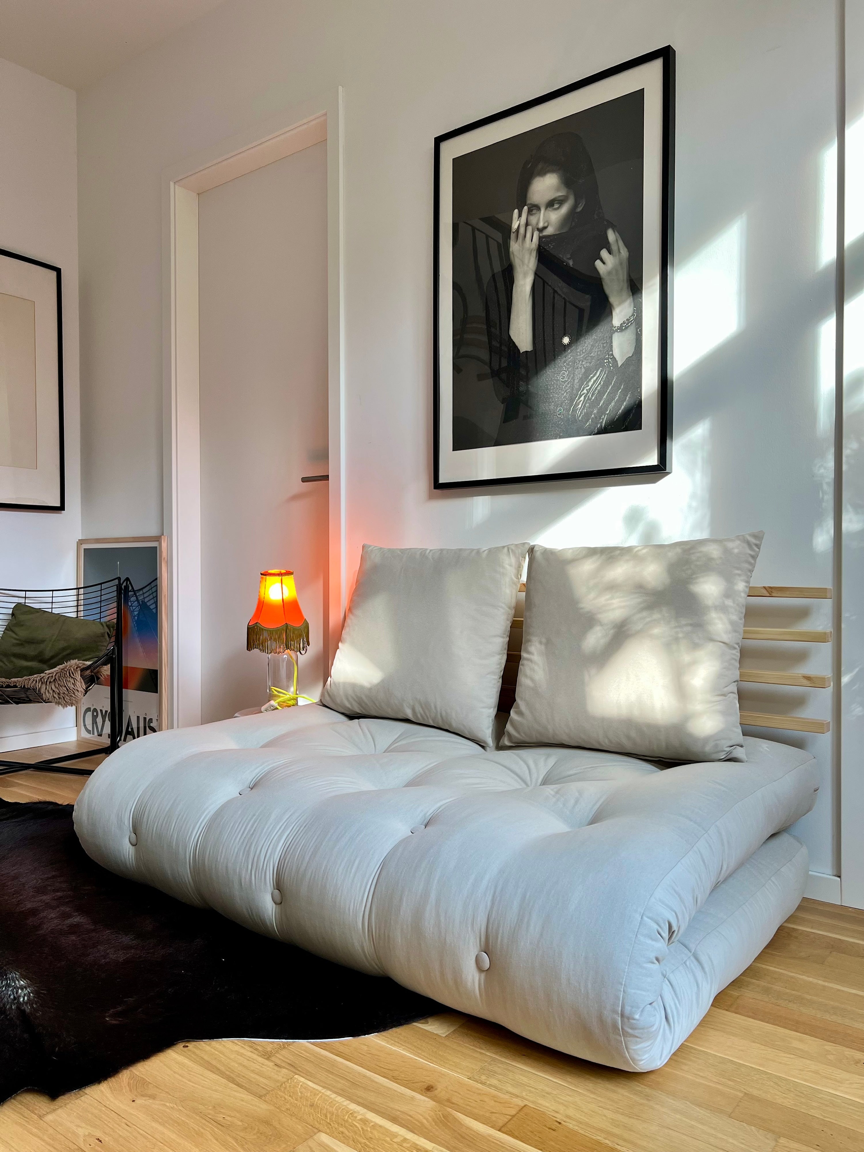 SHIN SANO CLEAR LACQUERED W. SHIN SANO MATTRESS SET LINEN