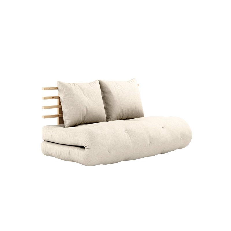 SHIN SANO CLEAR LACQUERED W. SHIN SANO MATTRESS SET LINEN
