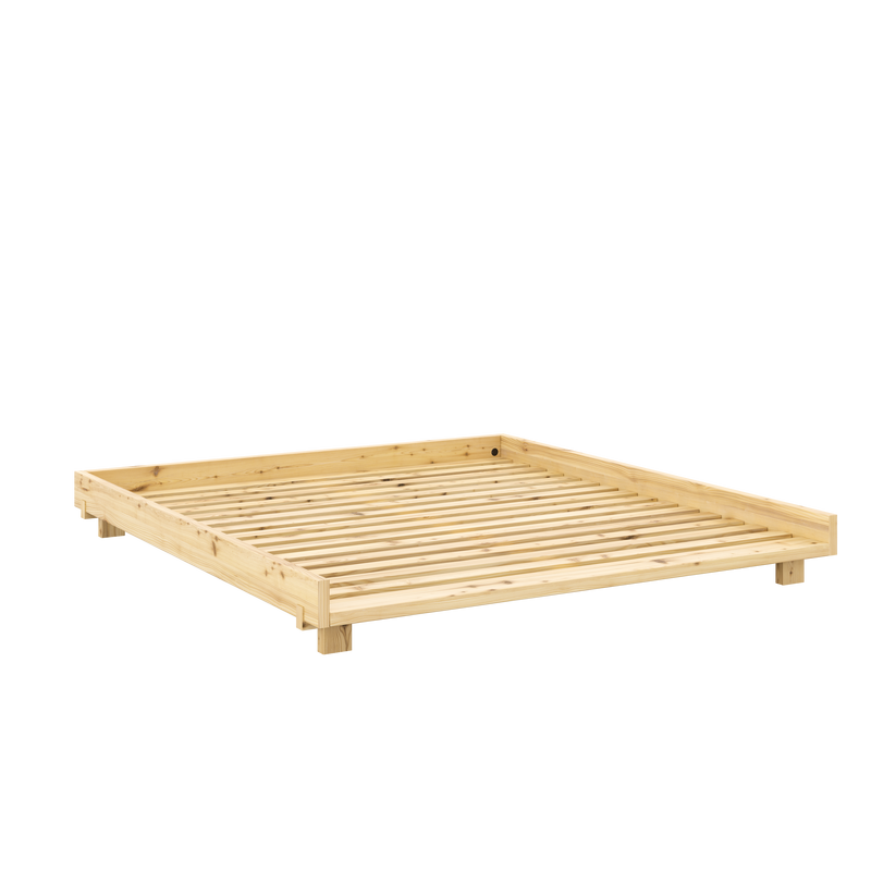 SOCIAL BED CLEAR LACQUERED 180 X 200