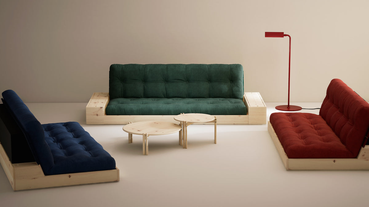 STICKS TABLE LOW POPPY RED