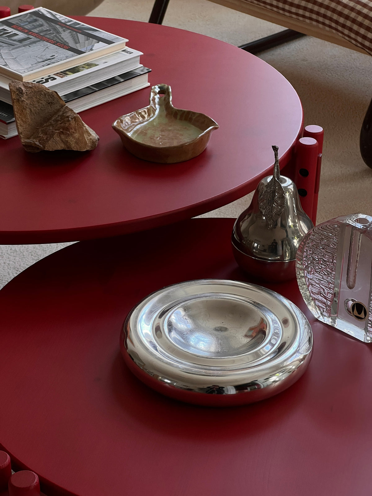 STICKS TABLE HIGH POPPY RED