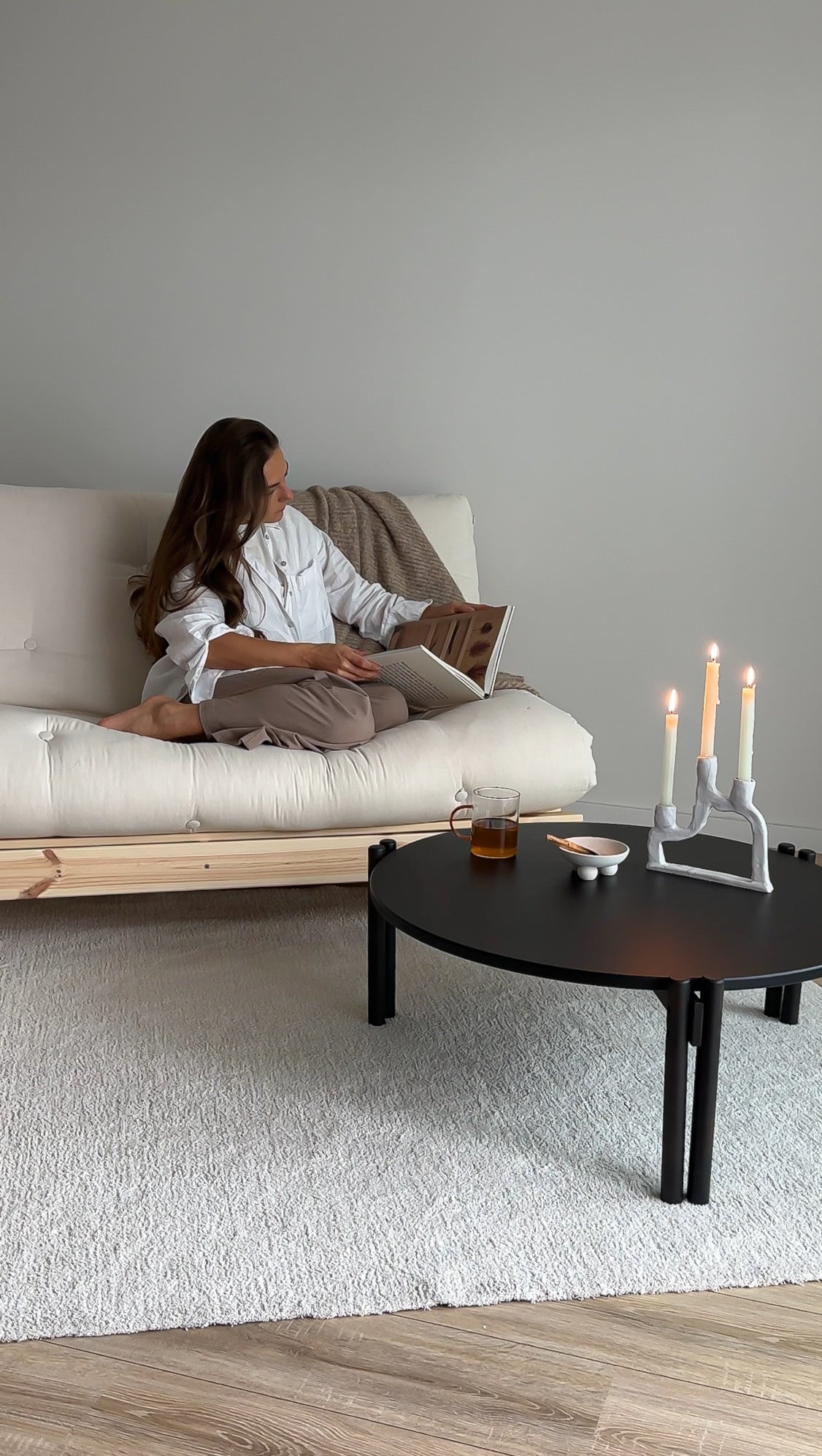 STICKS TABLE LOW BLACK NIGHT