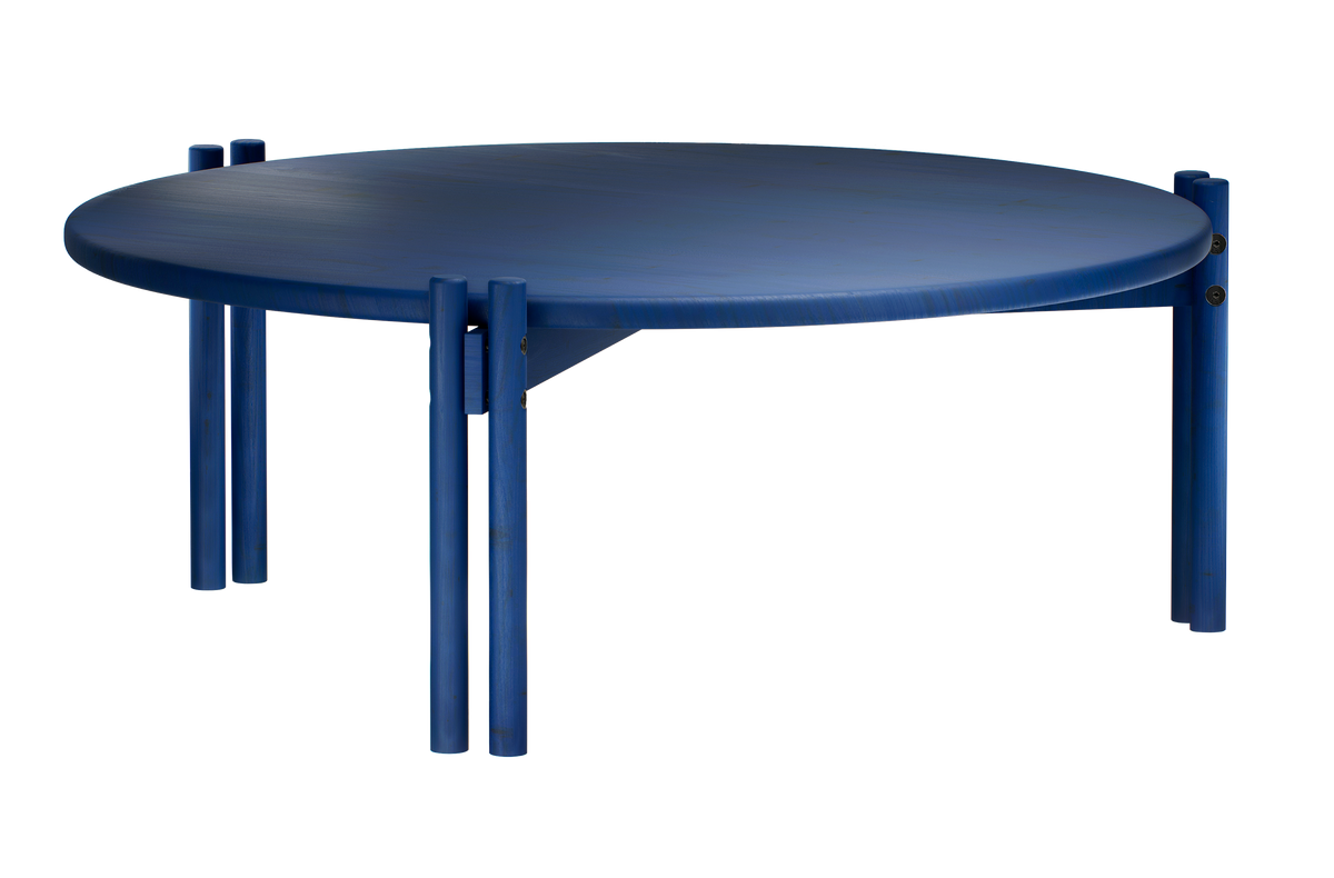 STICKS TABLE LOW COBALT BLUE