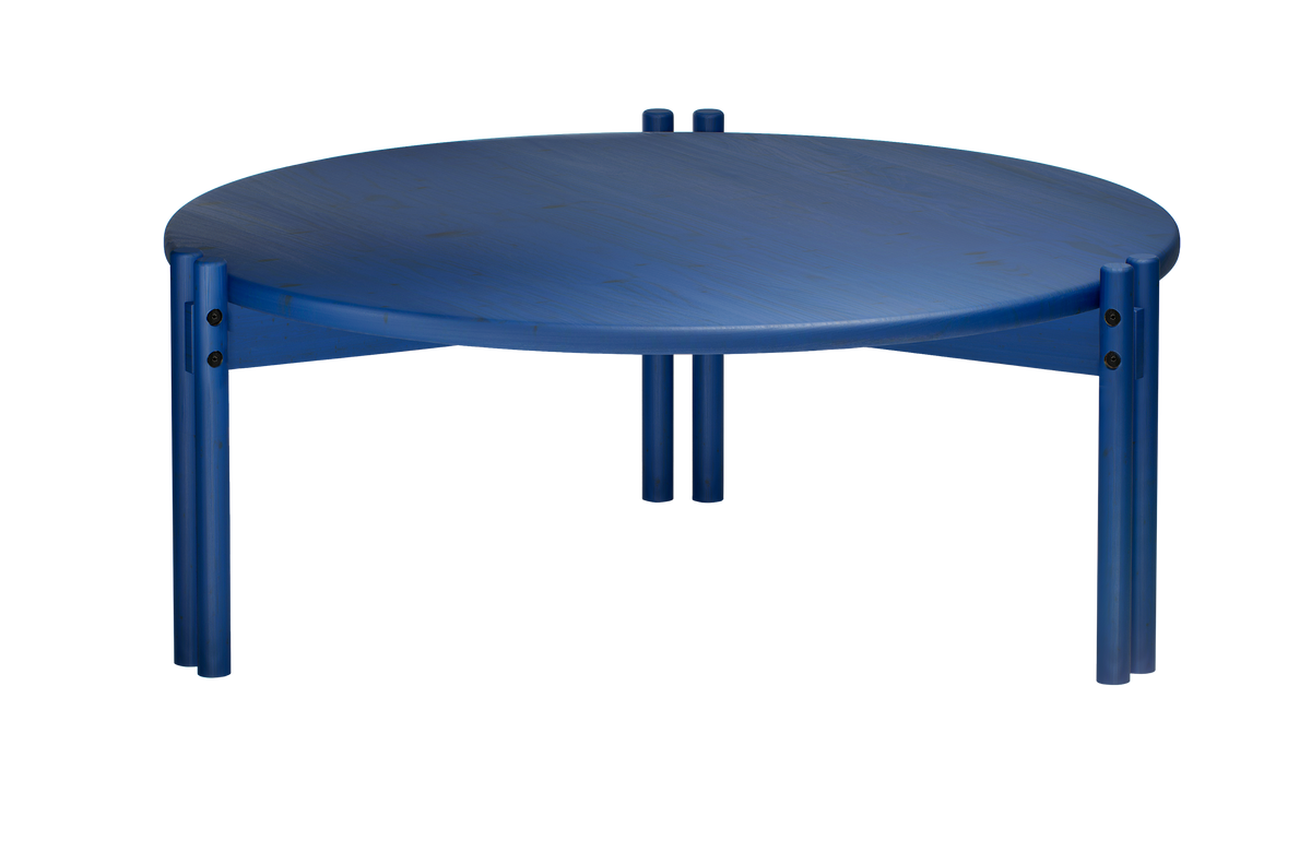 STICKS TABLE LOW COBALT BLUE