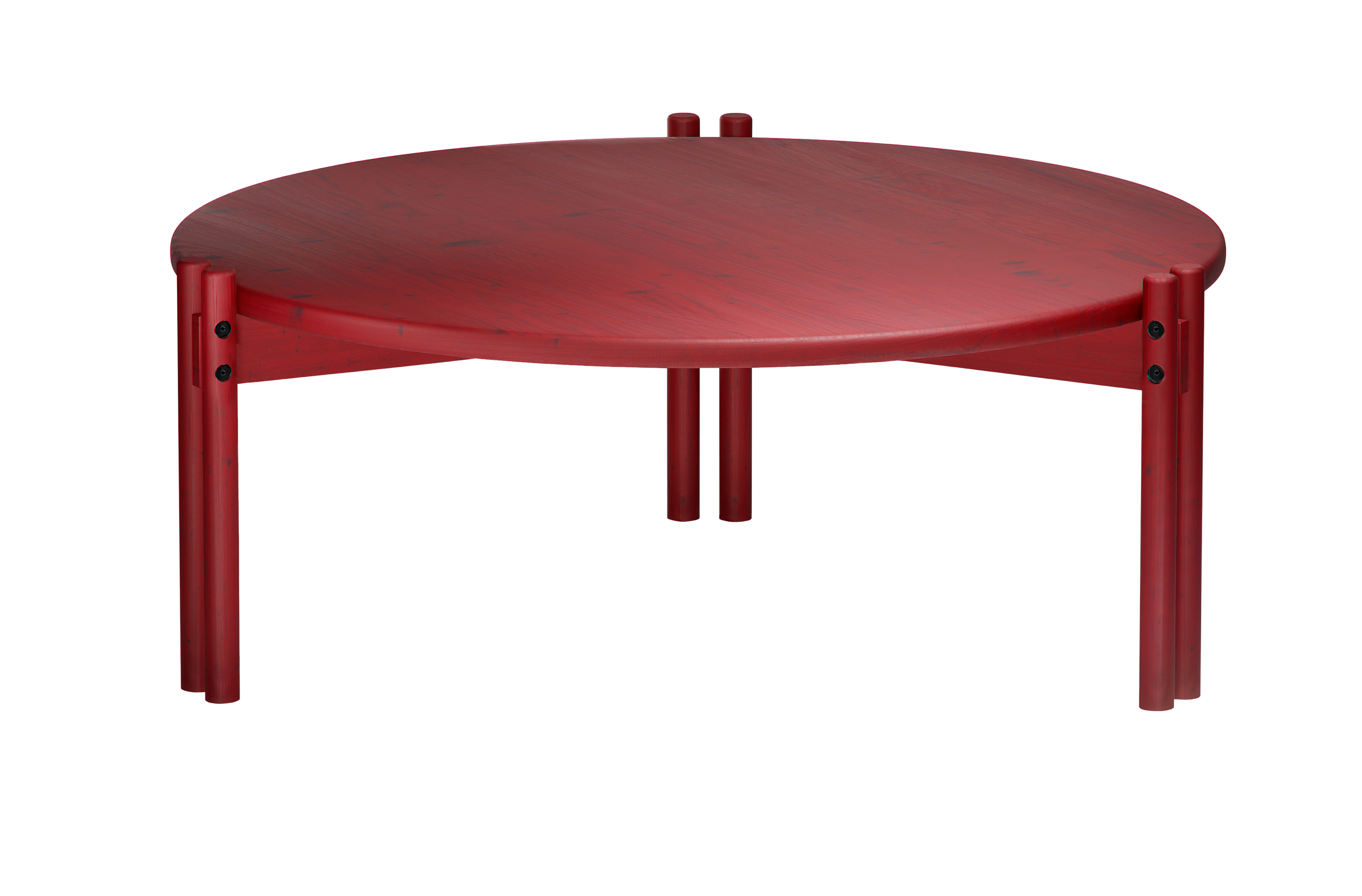 STICKS TABLE LOW POPPY RED