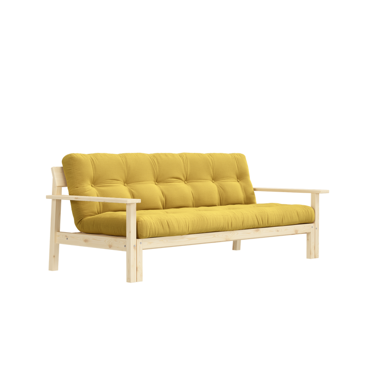 UNWIND CLEAR LACQUERED W. 5-LAYER MIXED MATTRESS HONEY