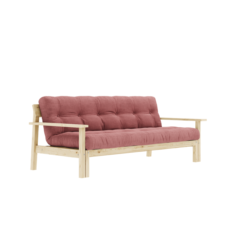 UNWIND CLEAR LACQUERED W. 5-LAYER MIXED MATTRESS SORBET PINK