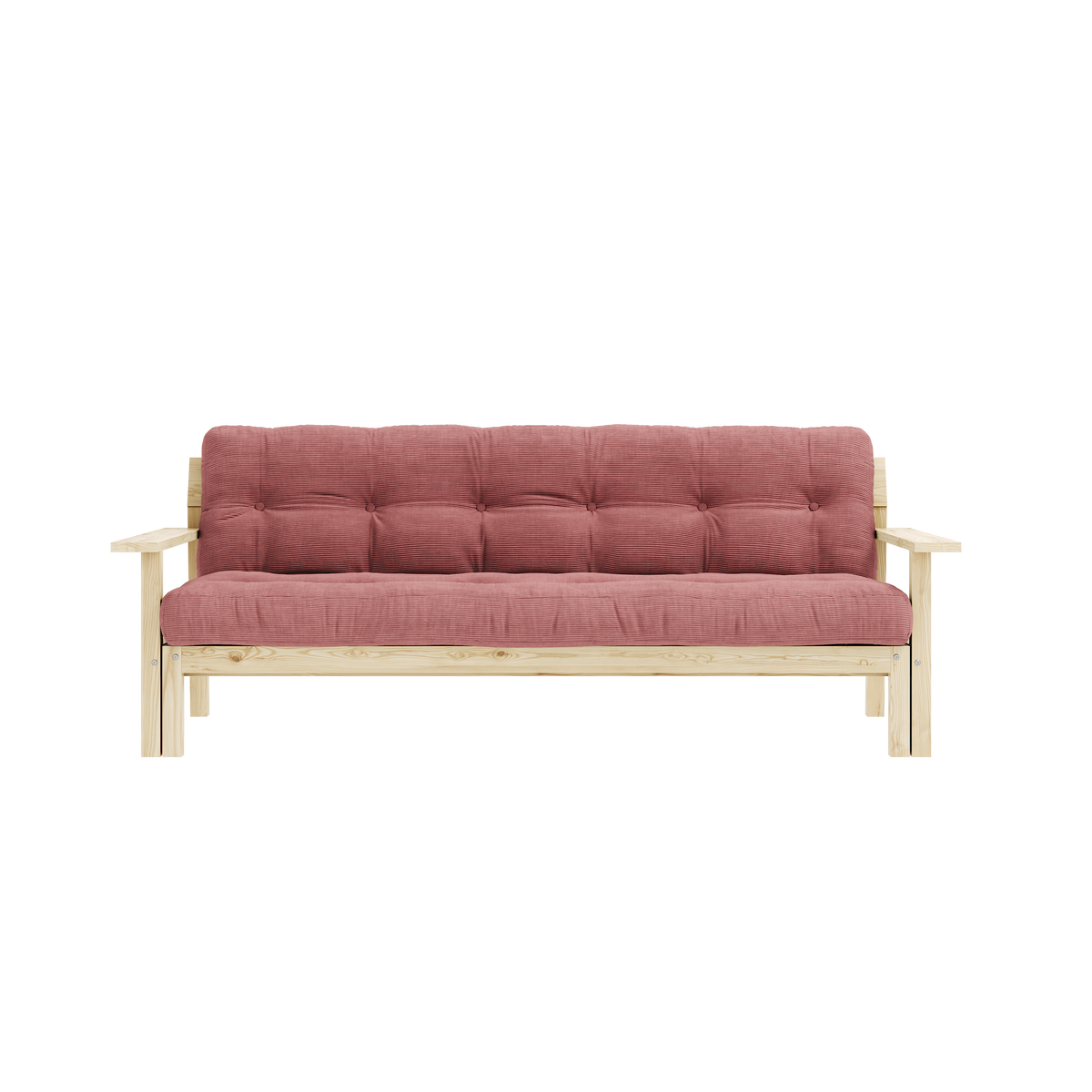 UNWIND CLEAR LACQUERED W. 5-LAYER MIXED MATTRESS SORBET PINK