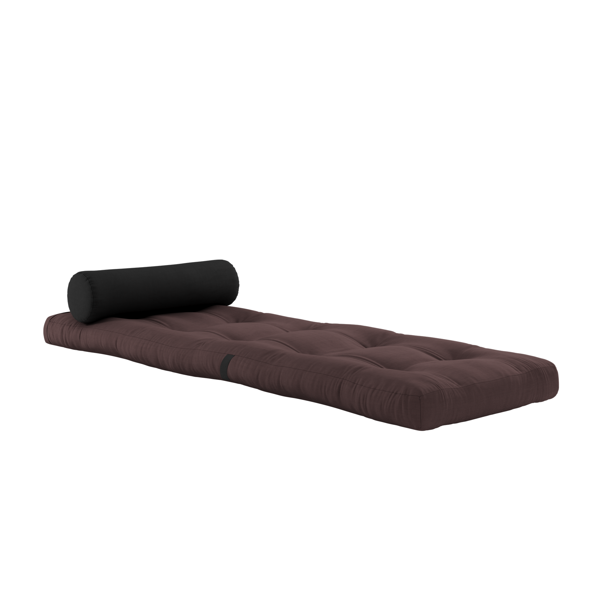 WRAP BROWN W. 1 CUSHION DARK GREY