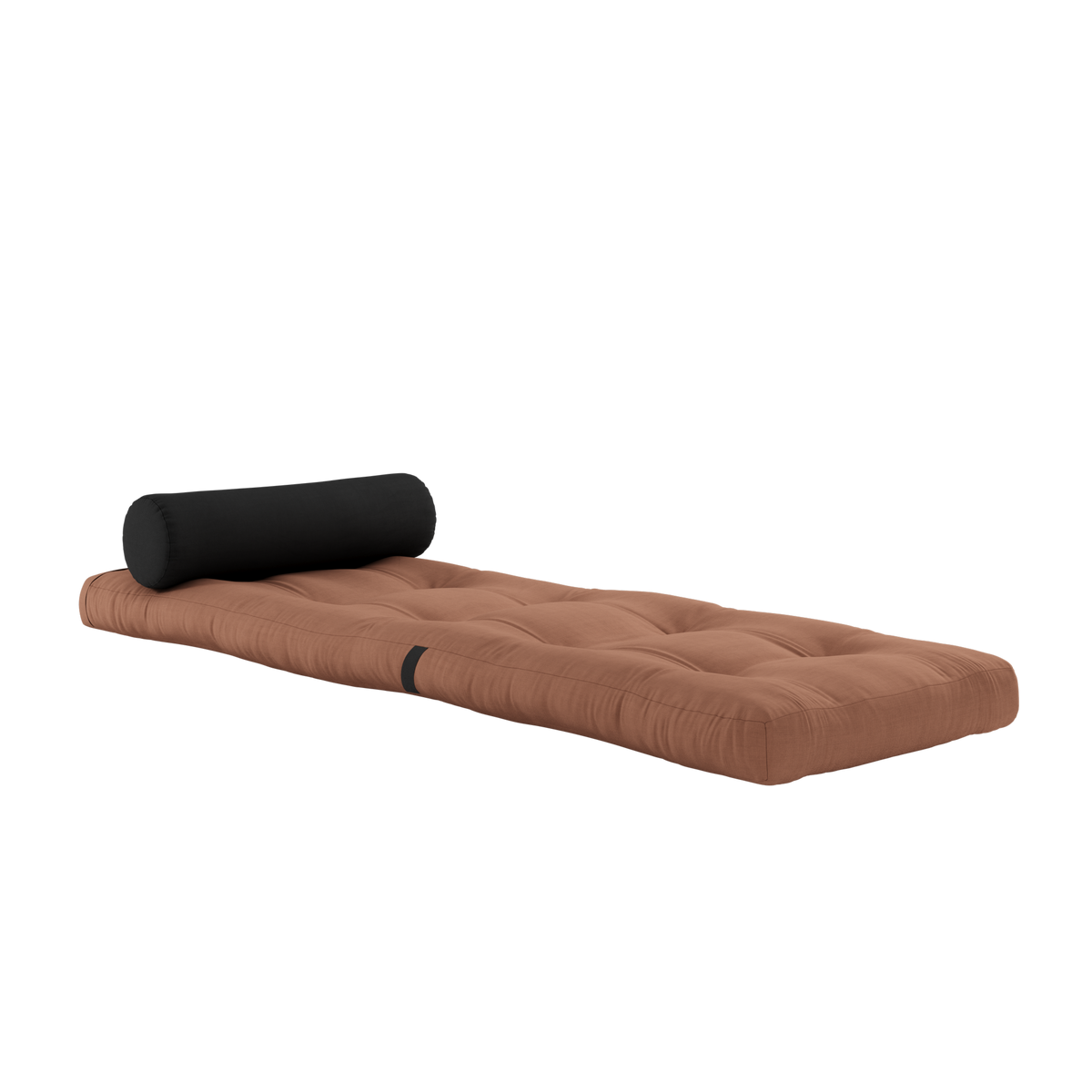 WRAP CLAY BROWN W. 1 CUSHION DARK GREY
