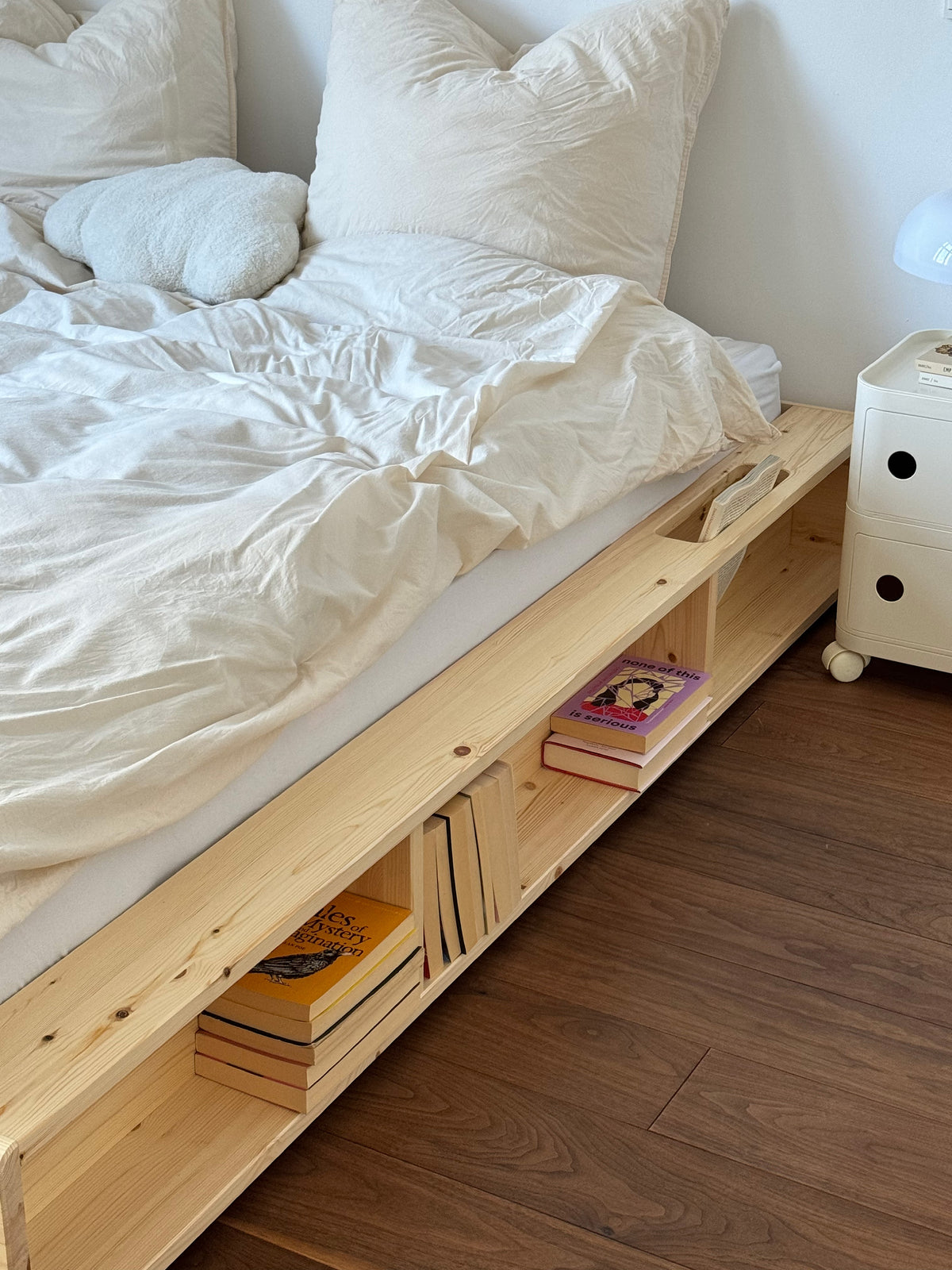 ZIGGY BED CLEAR LACQUERED 160 X 200