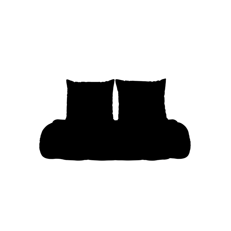 Shin Sano Mattress Linen W. 2 Cushions Linen